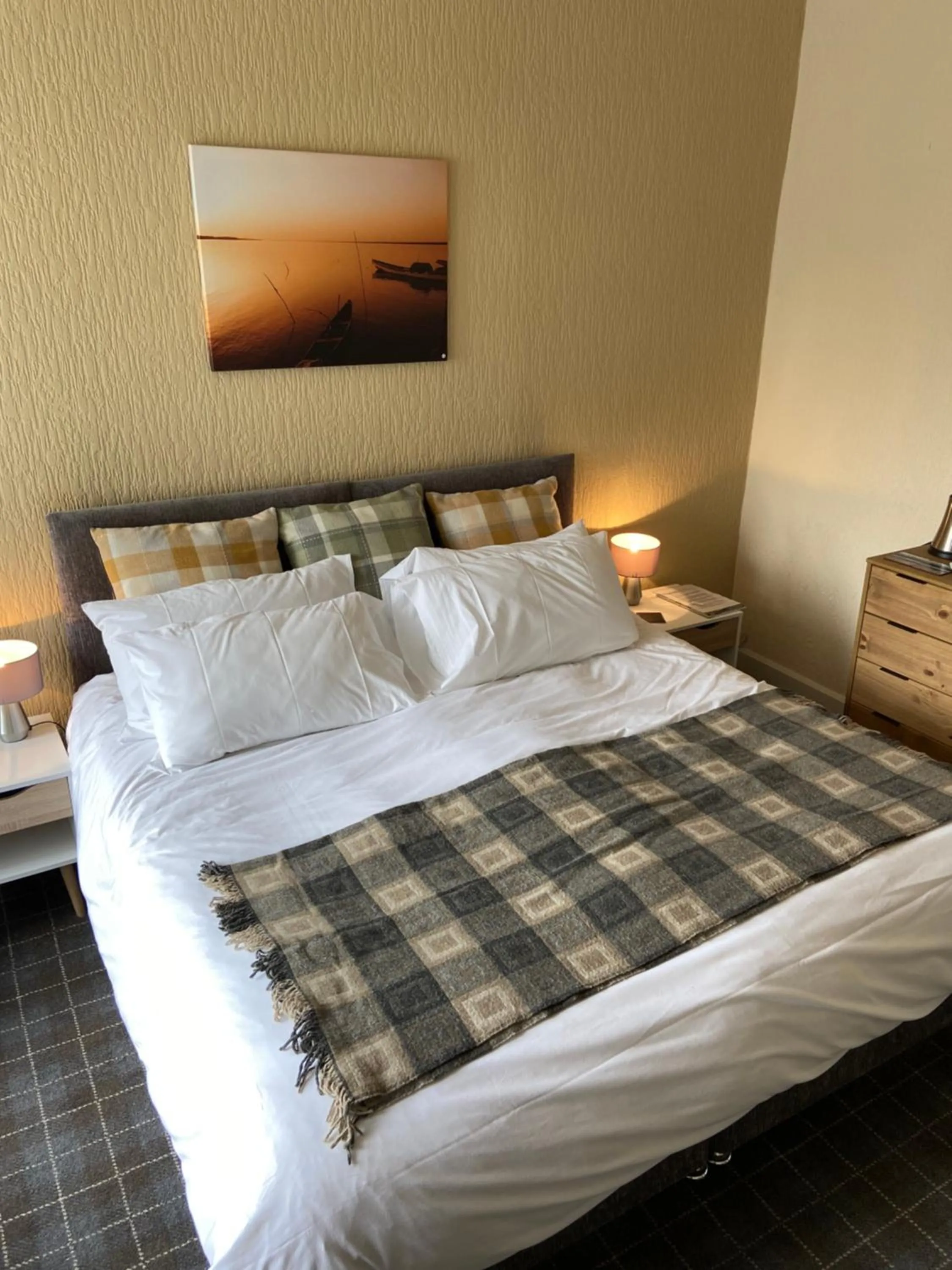 Bed in No 4 Portpatrick B&B