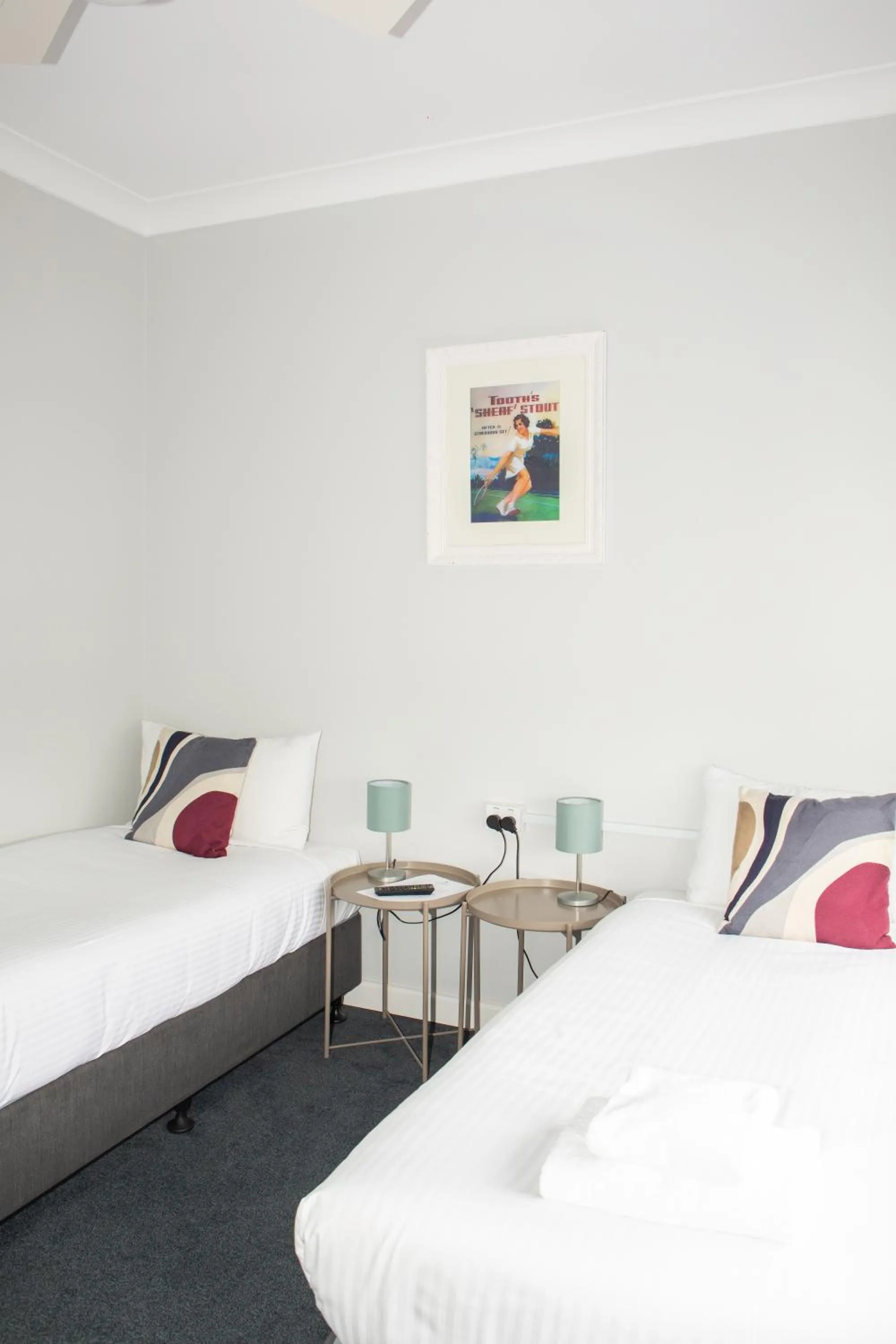 Bed in Five Island Hotel