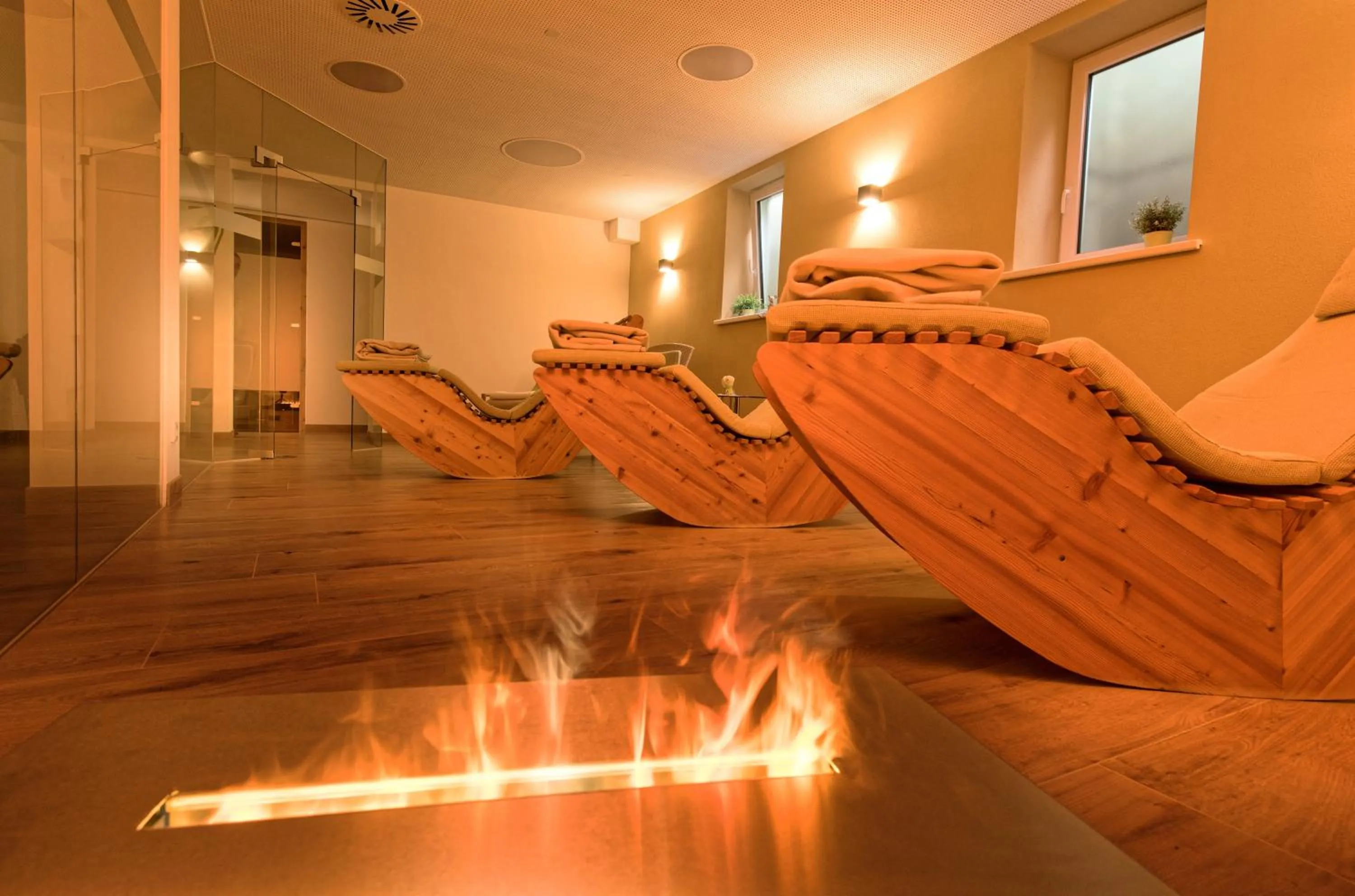 Spa and wellness centre/facilities in Hotel am Wiesenhang - Garni