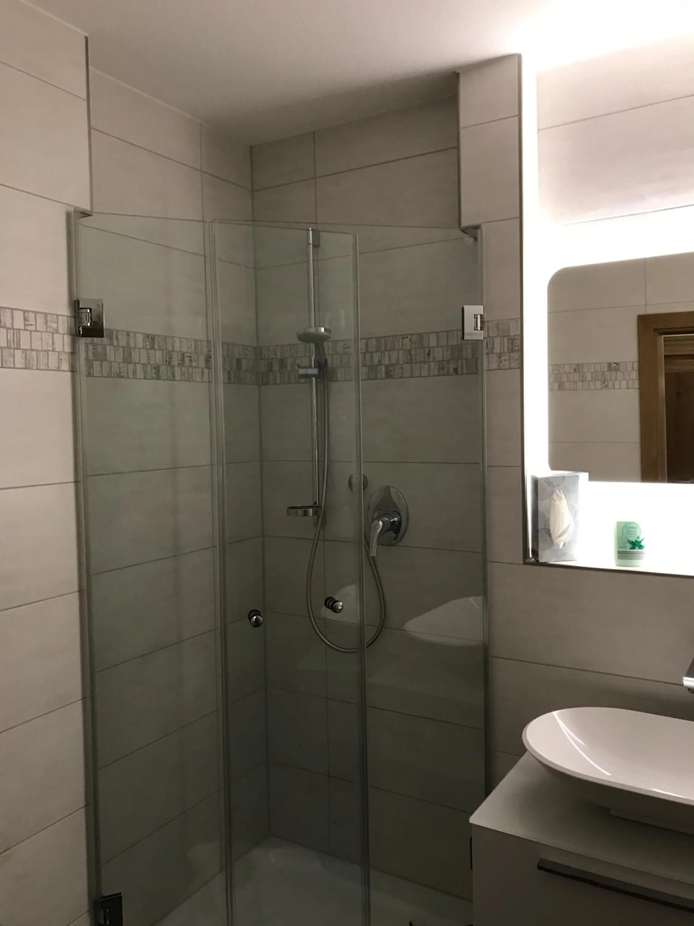 Shower in Hotel am Wiesenhang - Garni