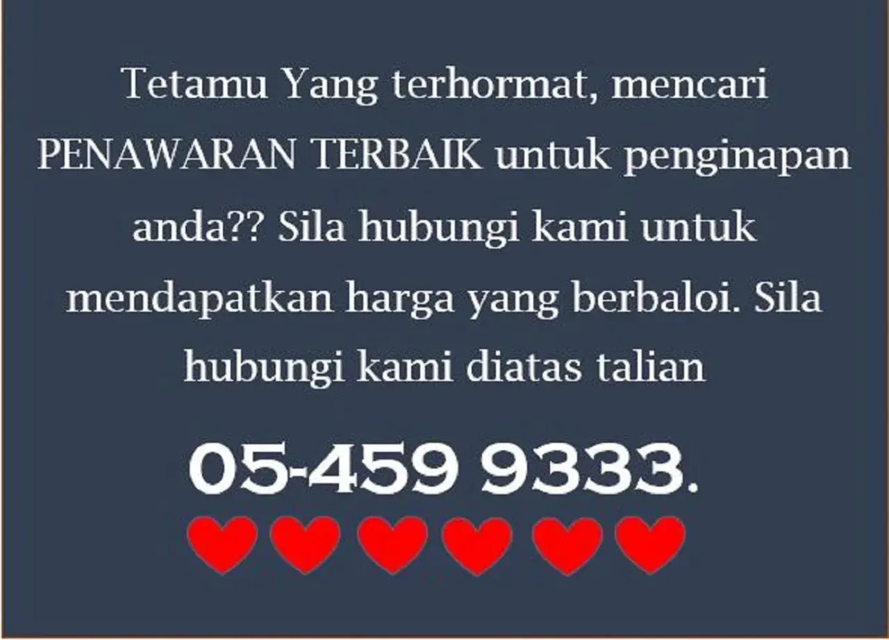 Double Room in Hotel Sri Malim Double Room in Hotel Sri Malim