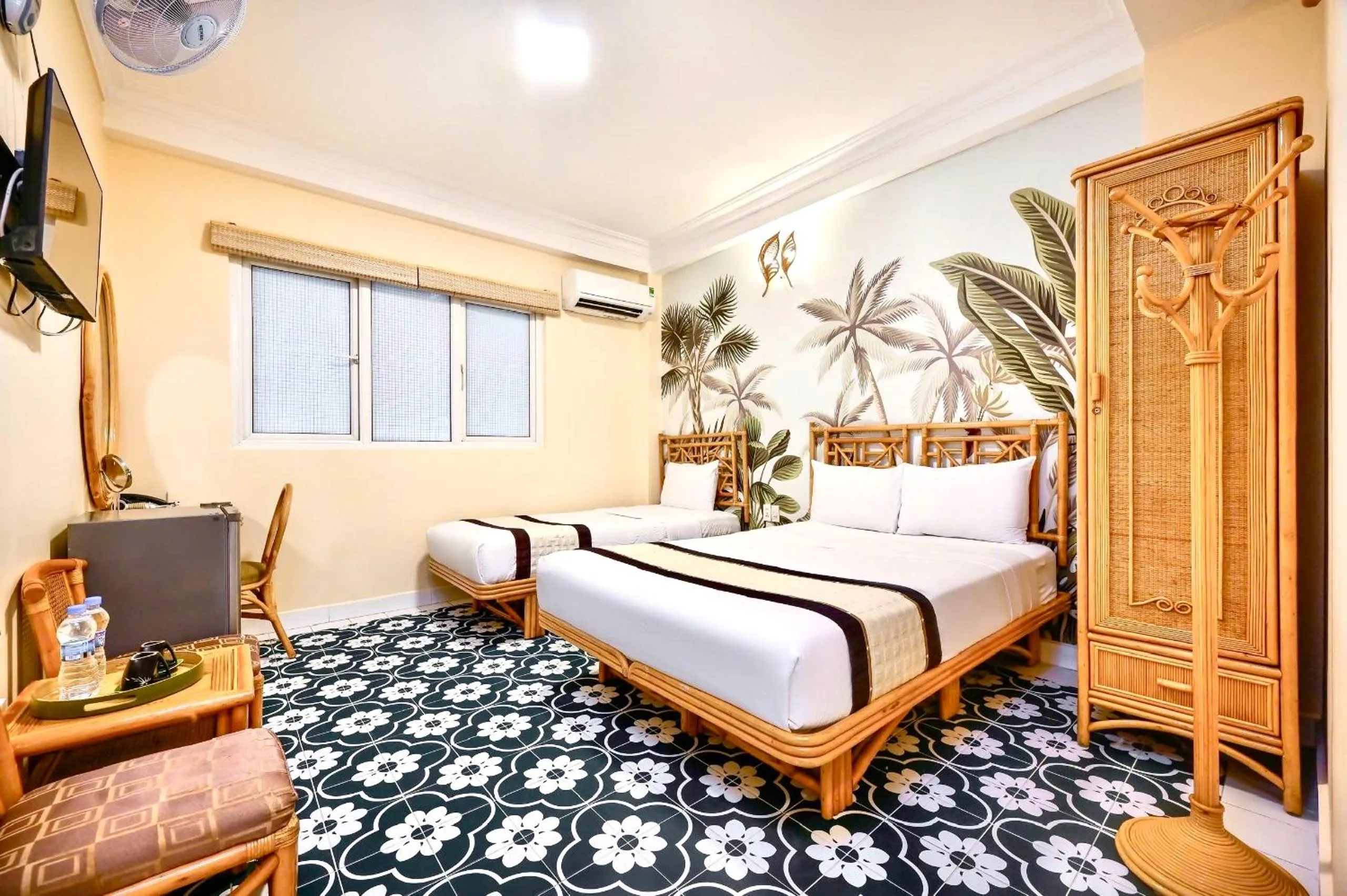 Bedroom, Bed in Spring House Saigon central park