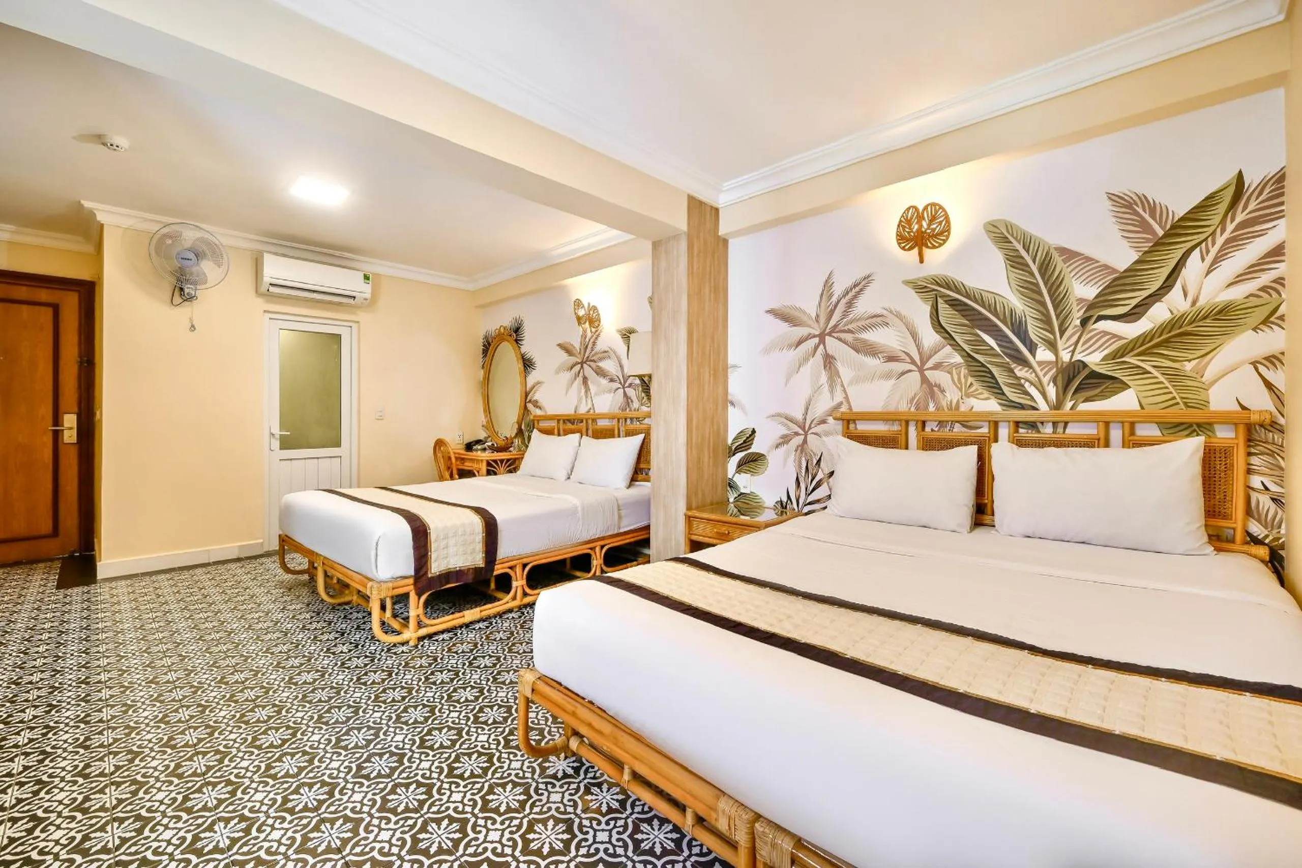 Bedroom, Bed in Spring House Saigon central park