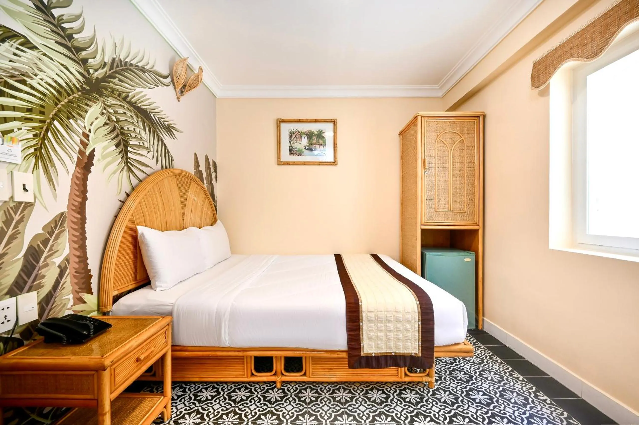 Bed in Spring House Saigon central park