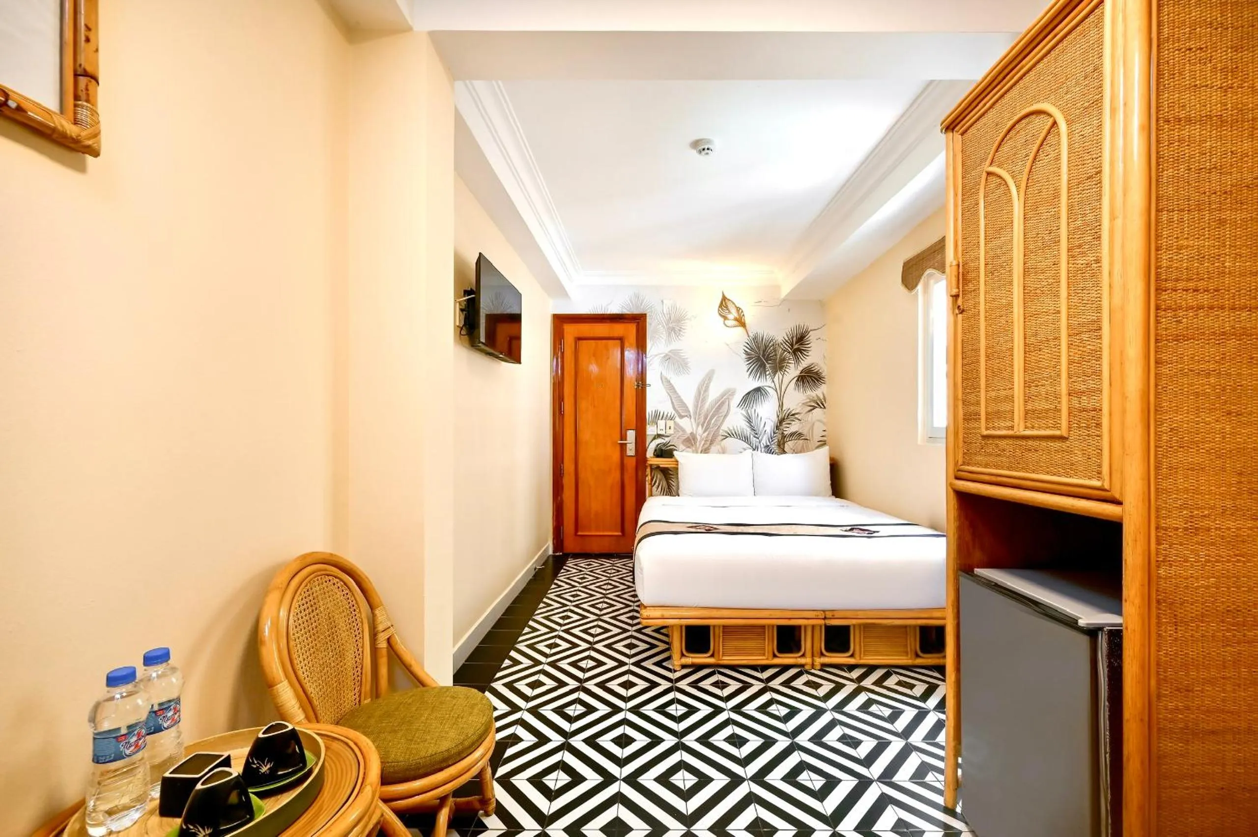 Bedroom, Bed in Spring House Saigon central park