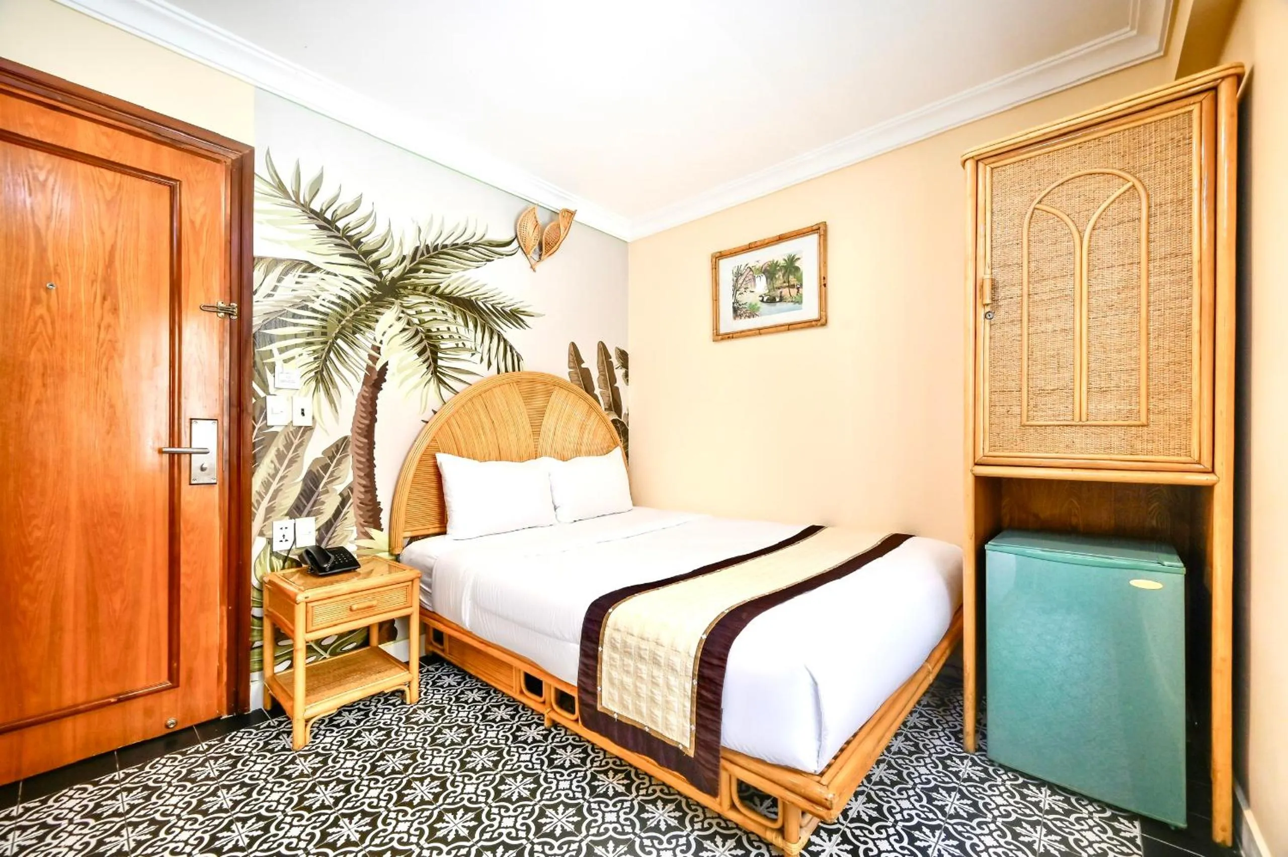 Bedroom, Bed in Spring House Saigon central park