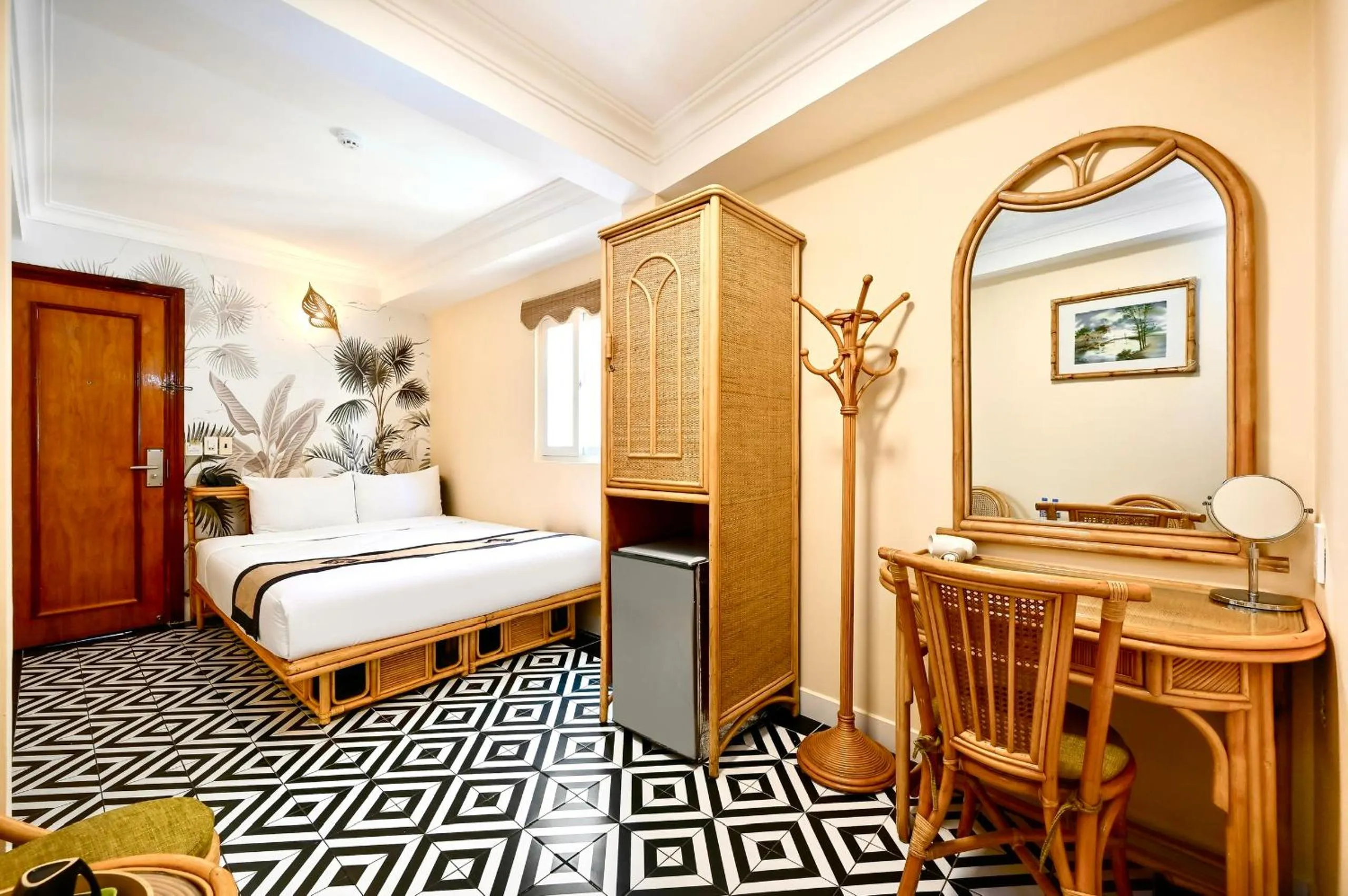 Bedroom, Bed in Spring House Saigon central park