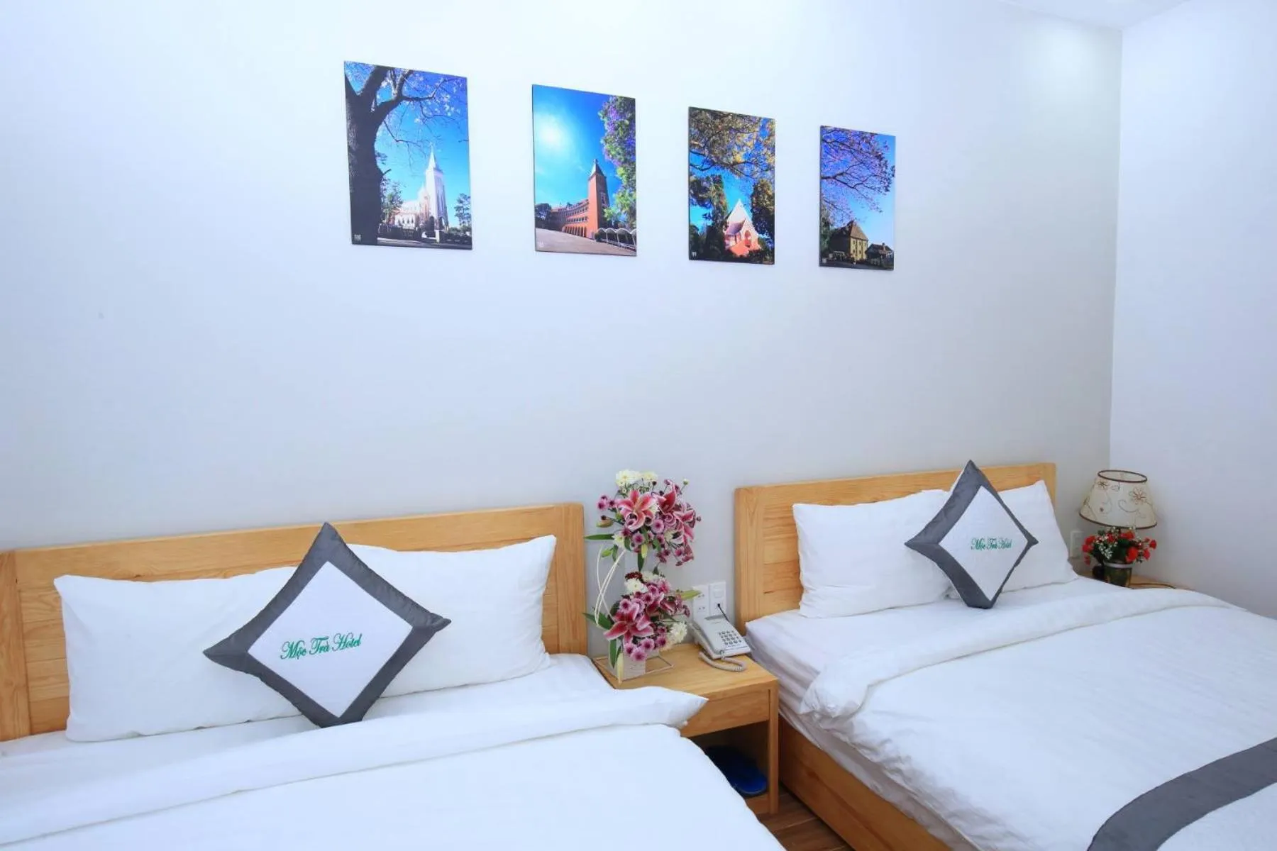 Bed in Moc Tra Hotel