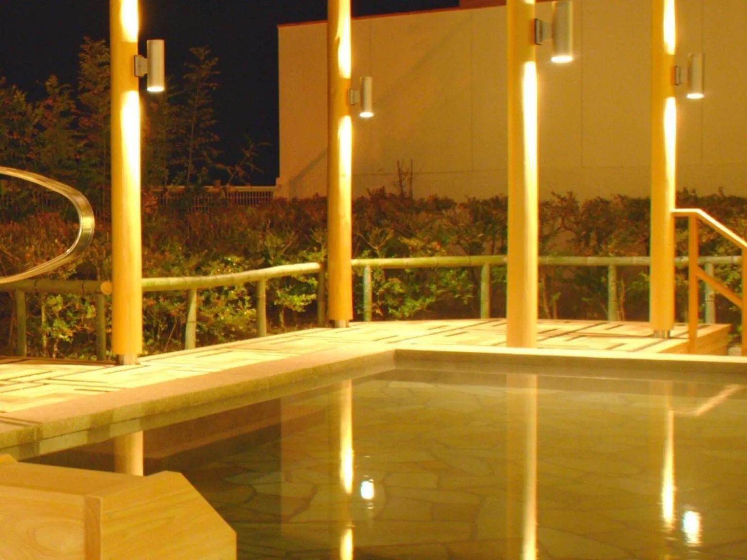 Hot Spring Bath in Mikawawan Resort Linx