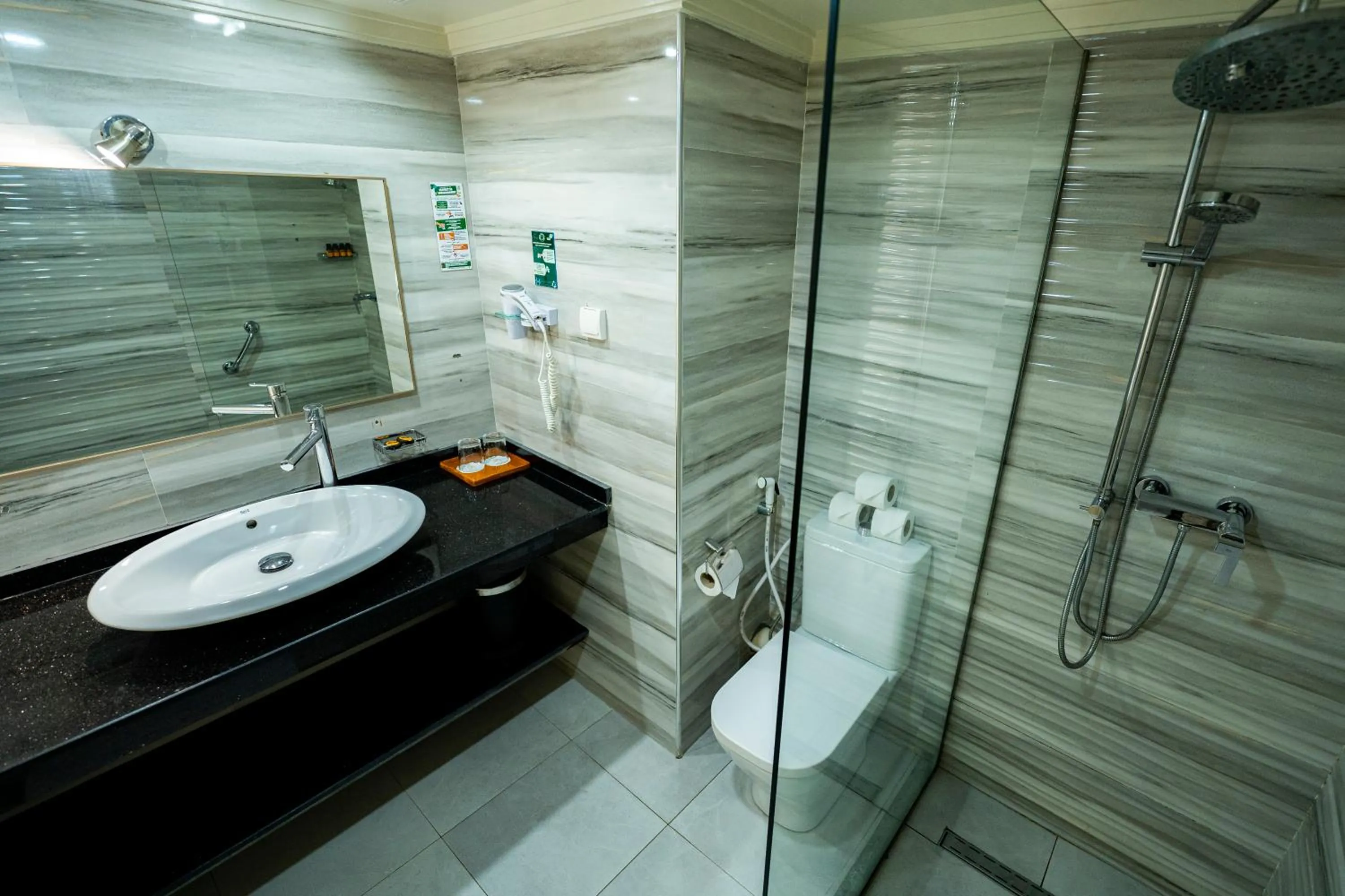 Shower in Hotel Argana Agadir