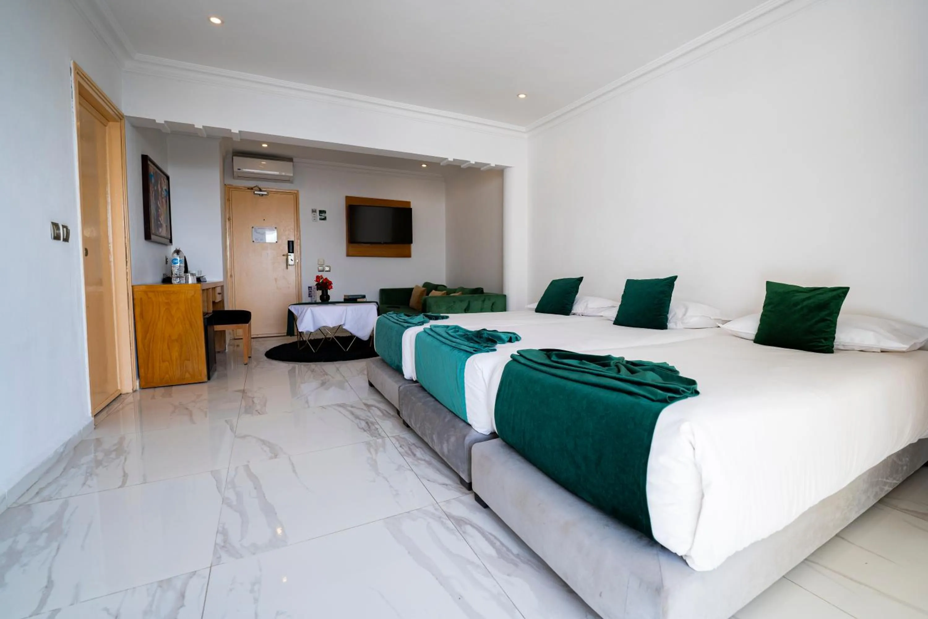 Bedroom, Bed in Hotel Argana Agadir