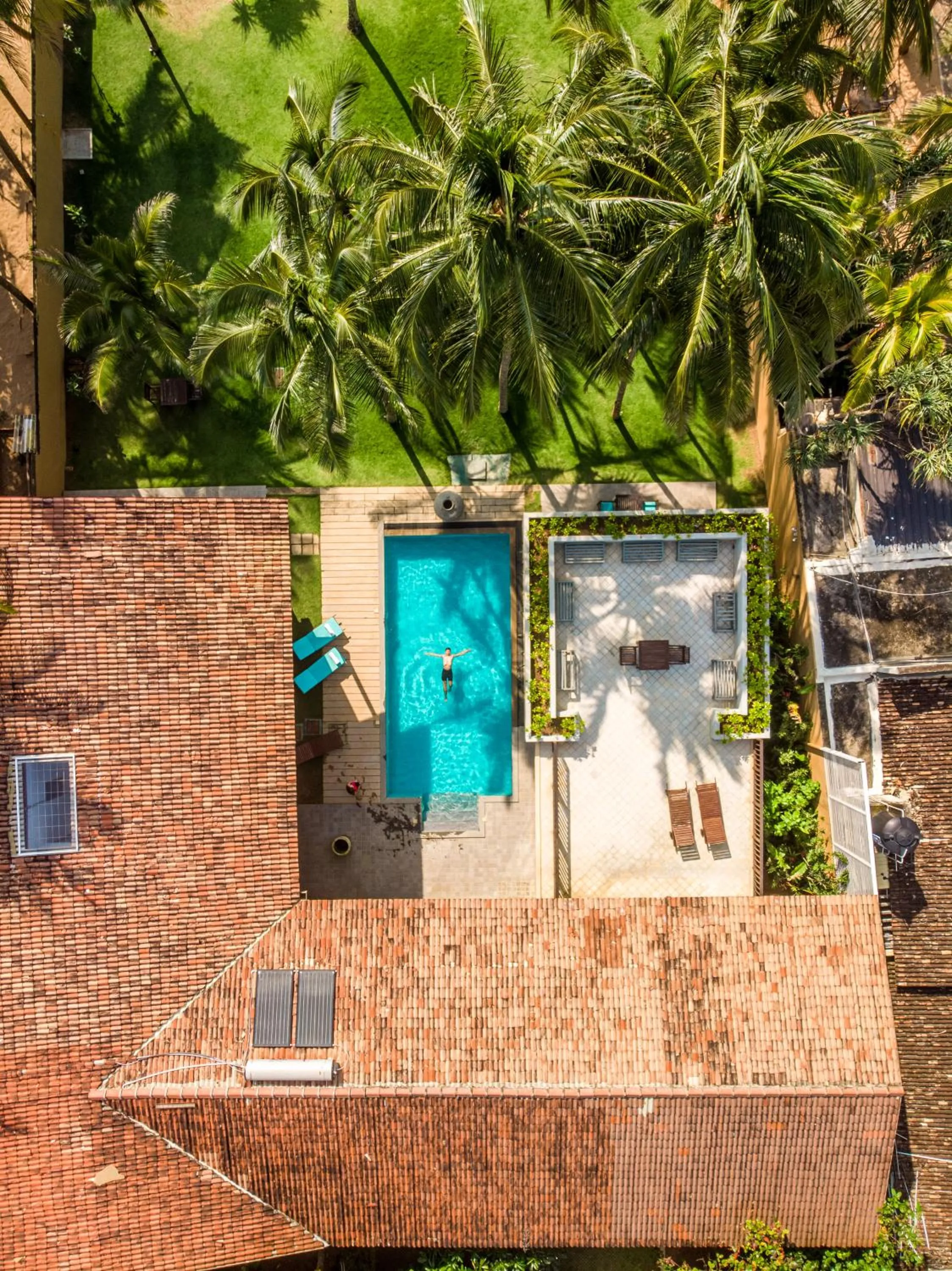 Bird's eye view in Jetwing Villa 700