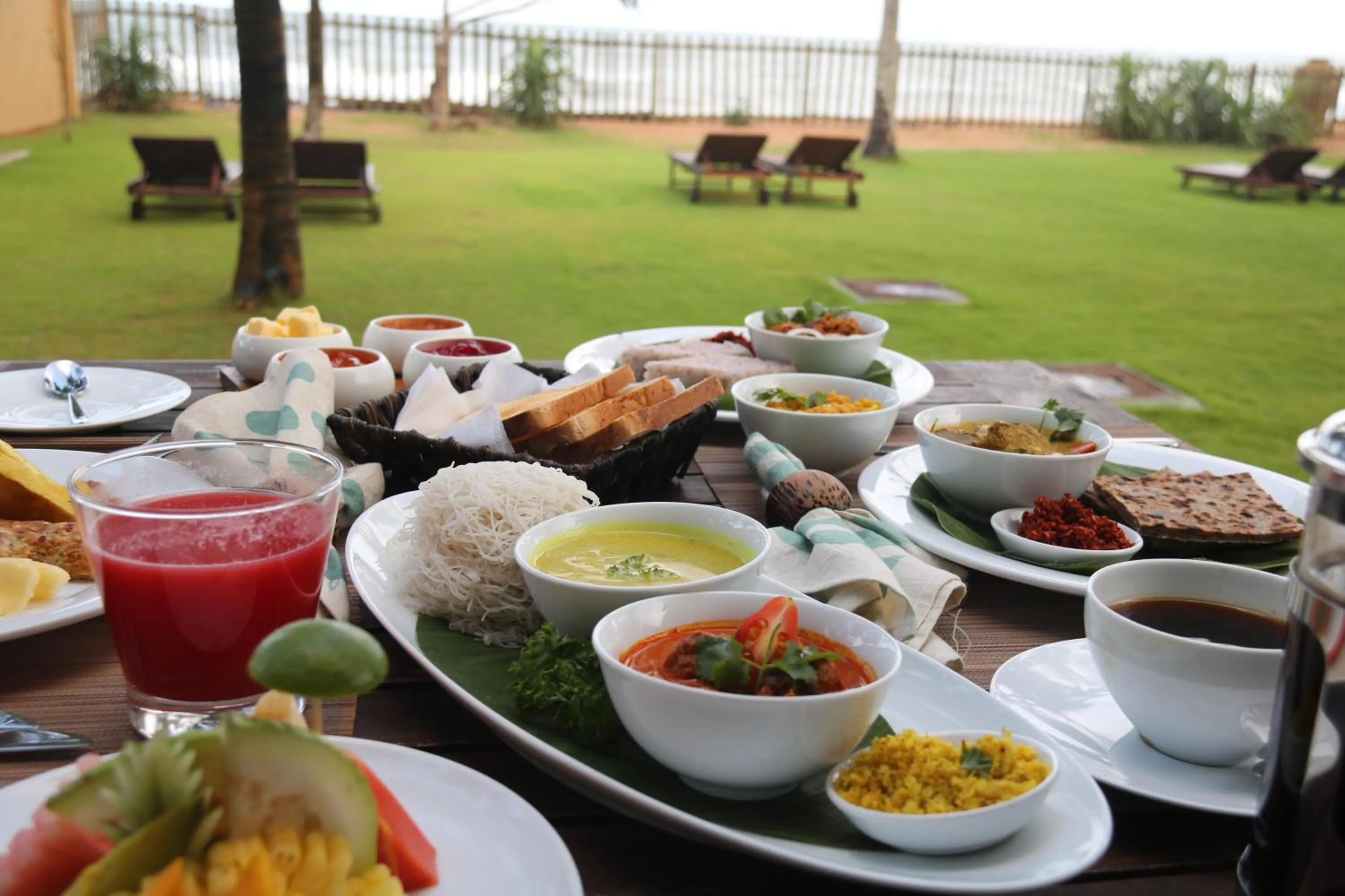 Asian breakfast in Jetwing Villa 700