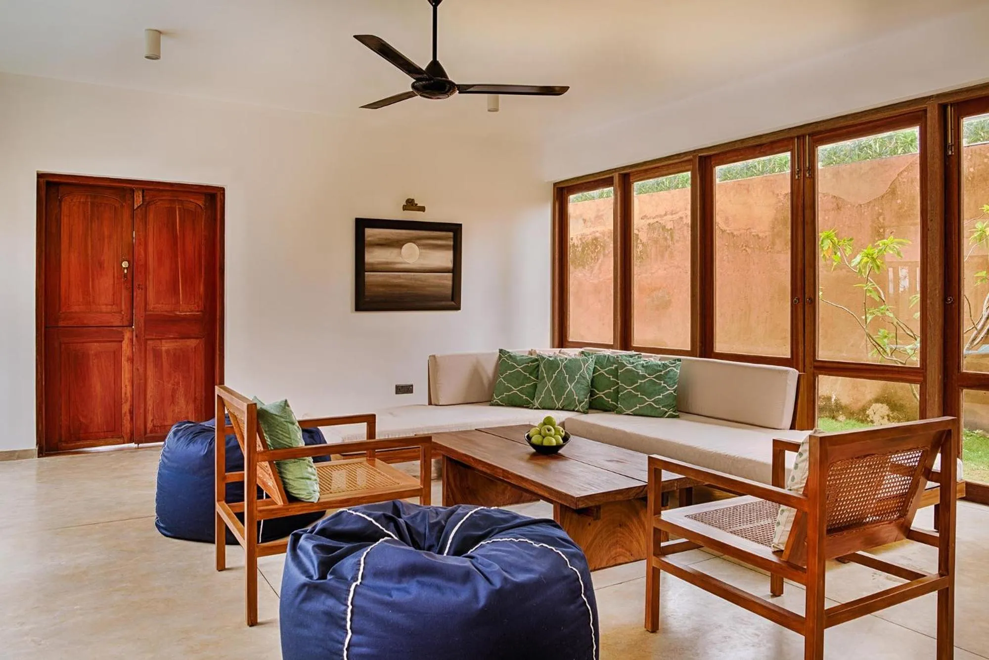 Living room in Jetwing Villa 700