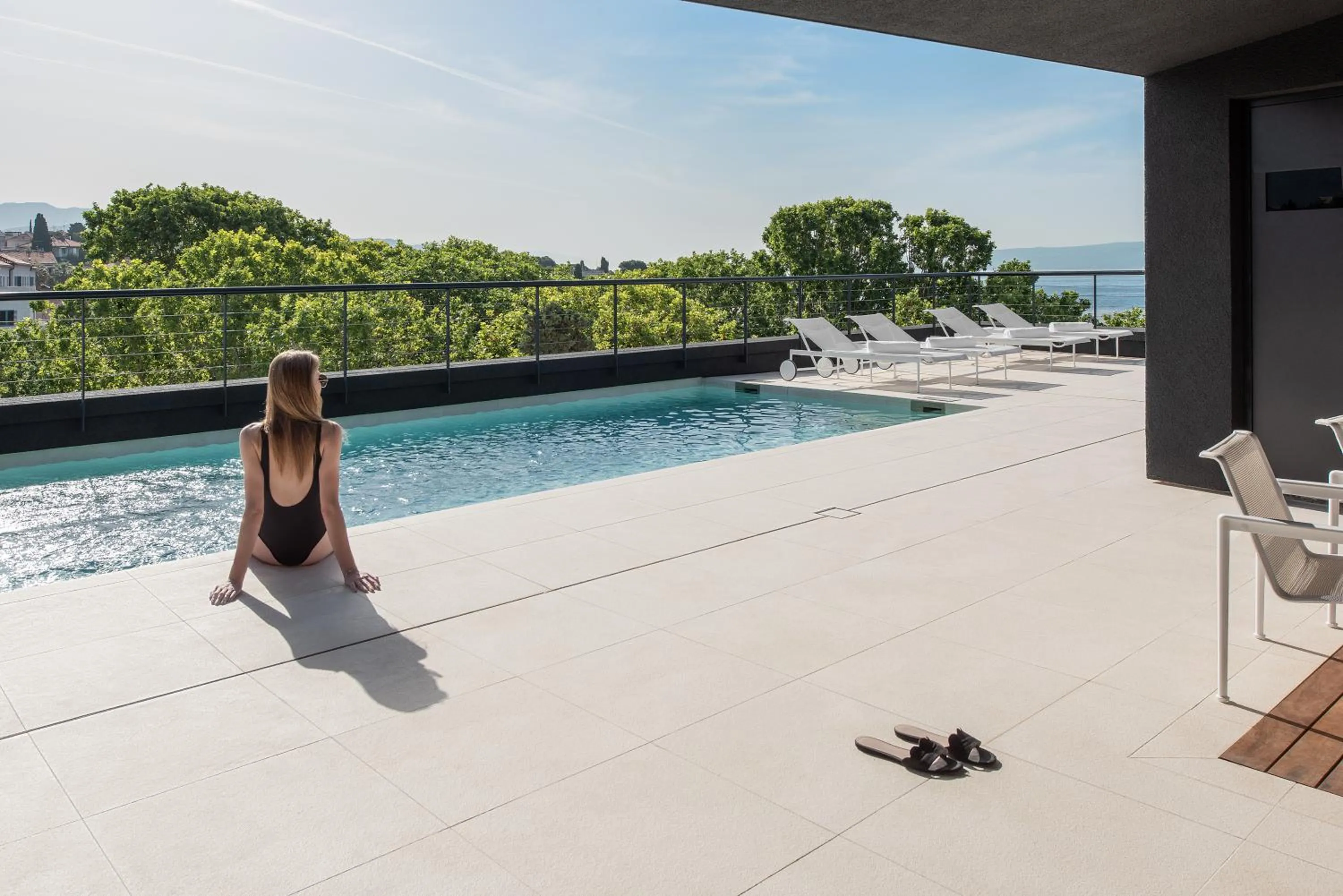 Swimming pool in briig boutique hotel