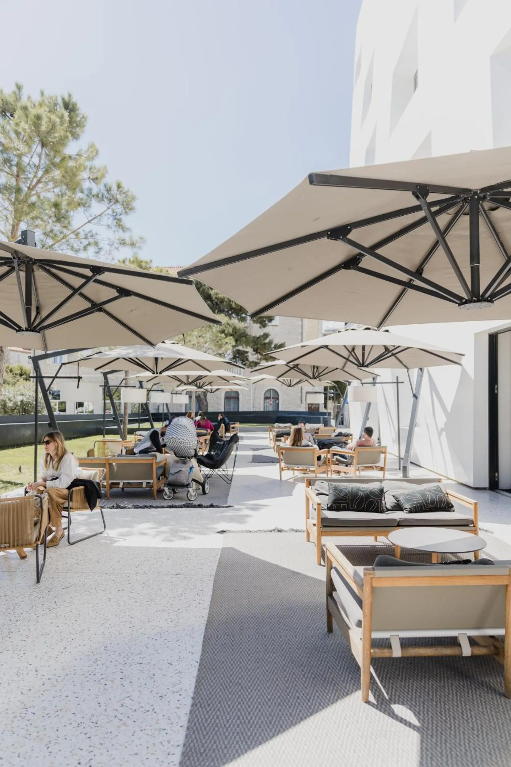 Patio in briig boutique hotel