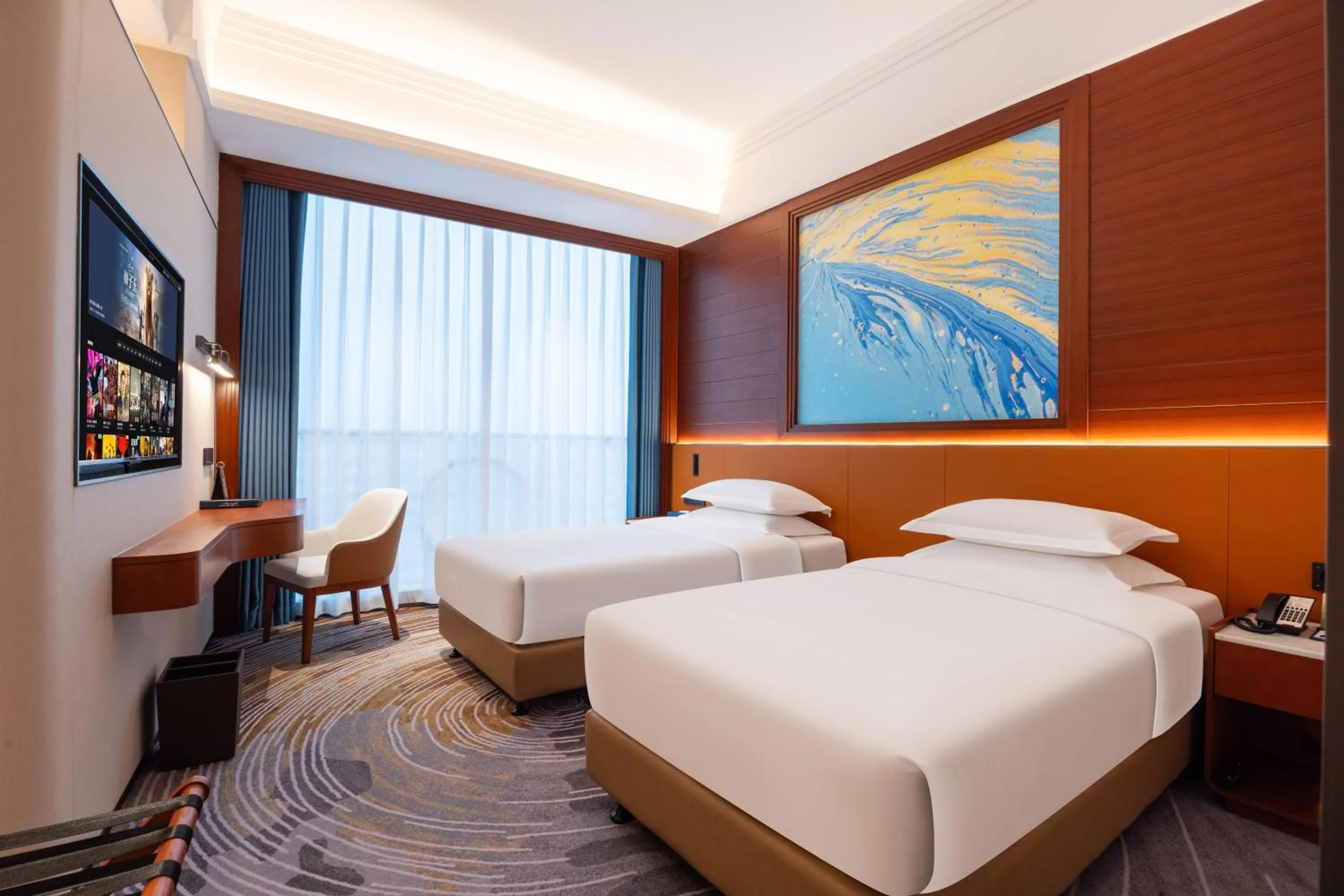 Photo of the whole room, Bed in Ocean Hotel Guangzhou