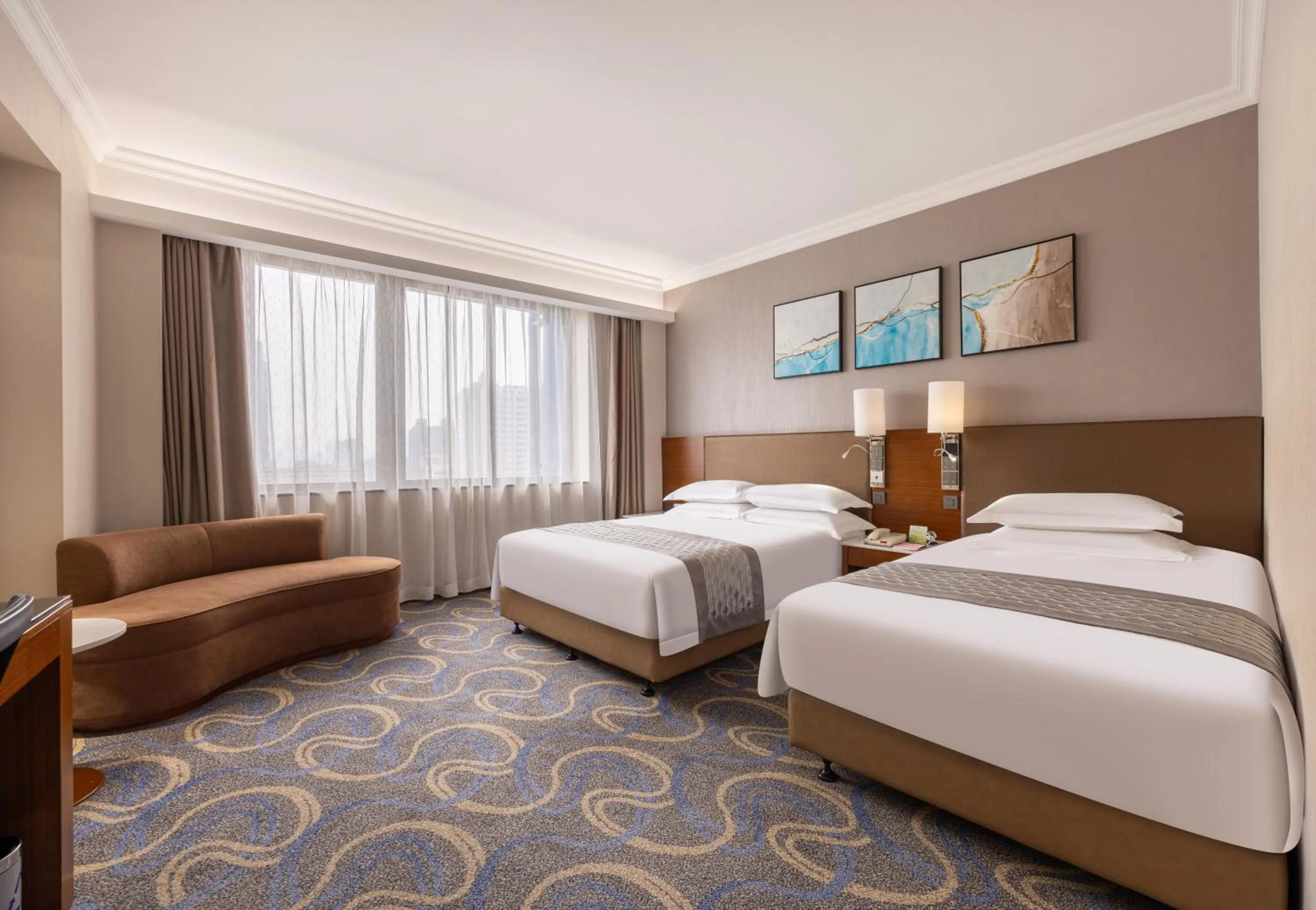 Bedroom, Bed in Ocean Hotel Guangzhou