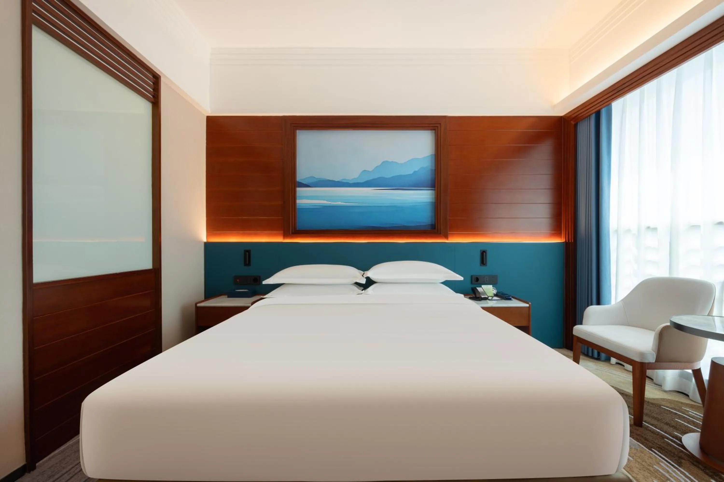 Bed in Ocean Hotel Guangzhou