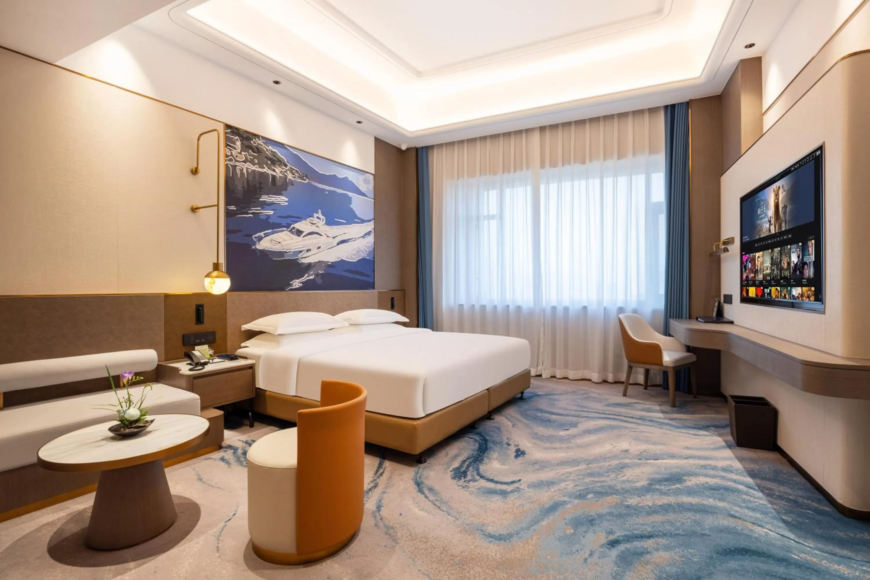 Photo of the whole room, Bed in Ocean Hotel Guangzhou