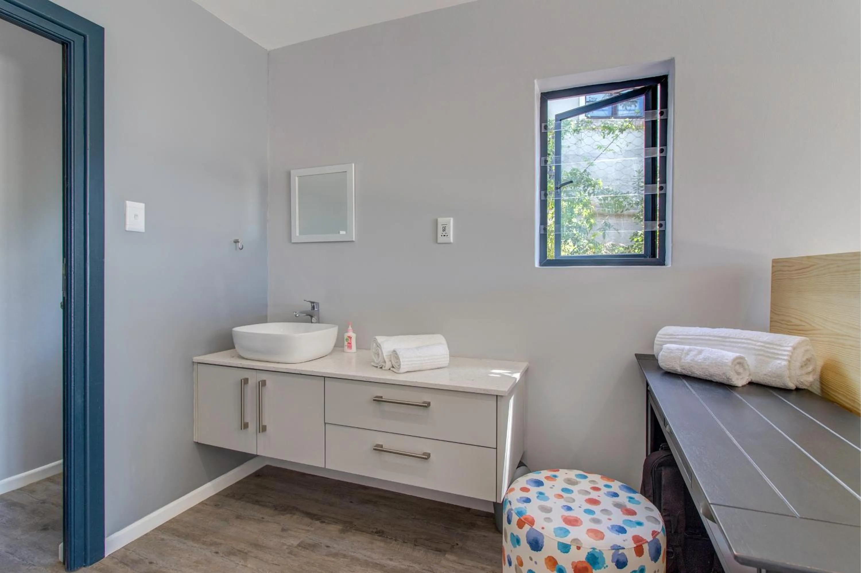 Bathroom, Bed in Sky Blue Guest House