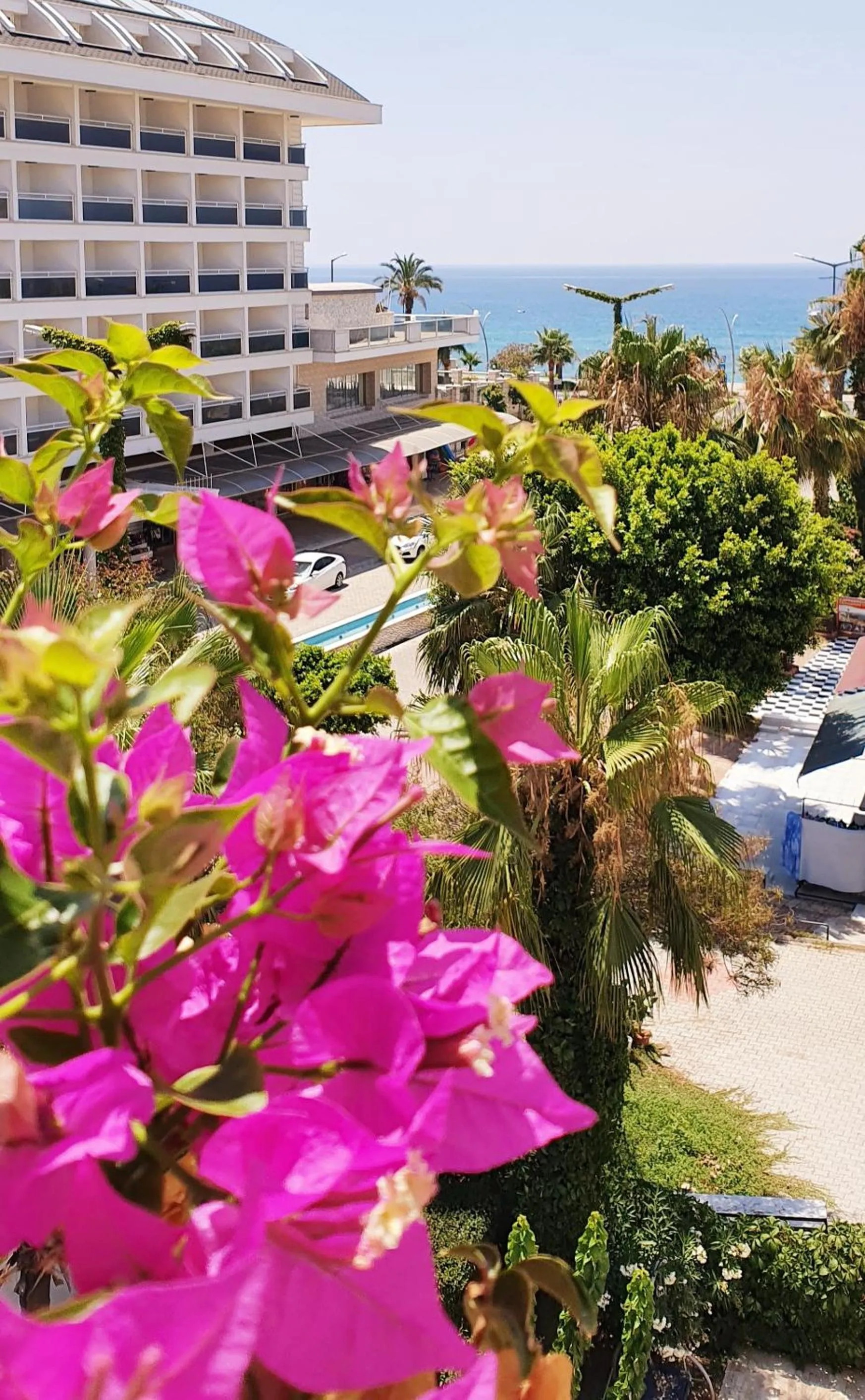 Sea view in Palmen Apart Hotel