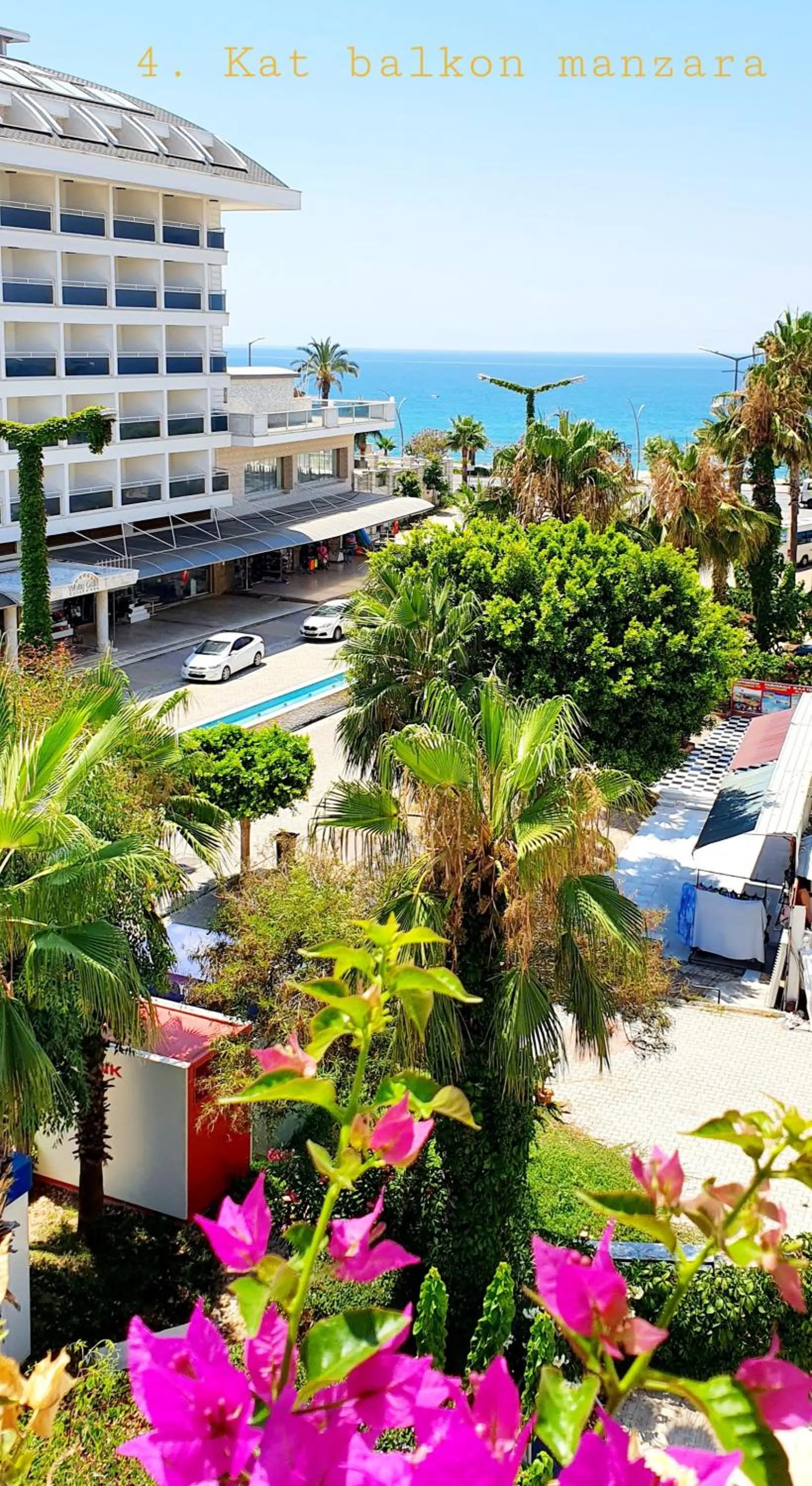 Sea view in Palmen Apart Hotel