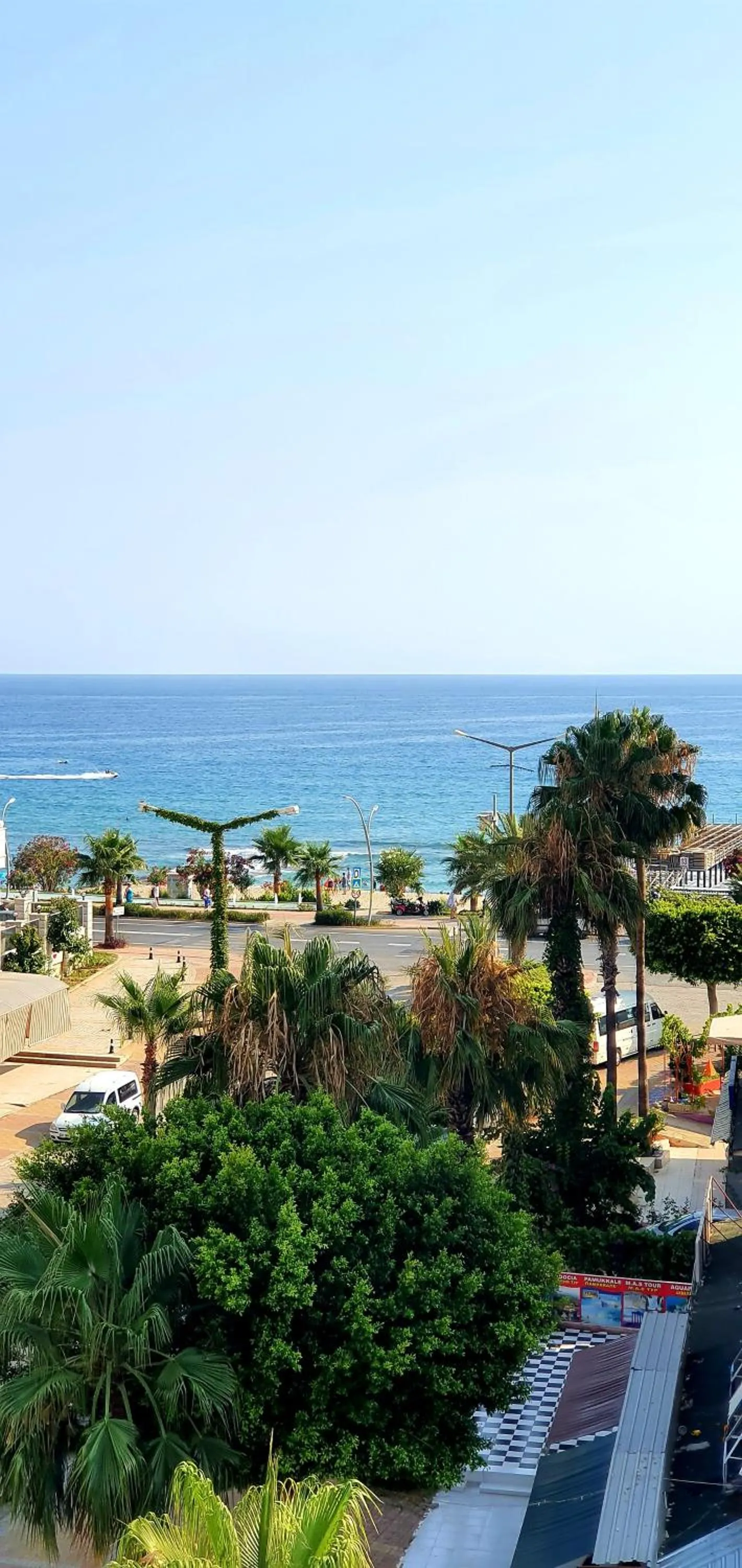 Sea view in Palmen Apart Hotel