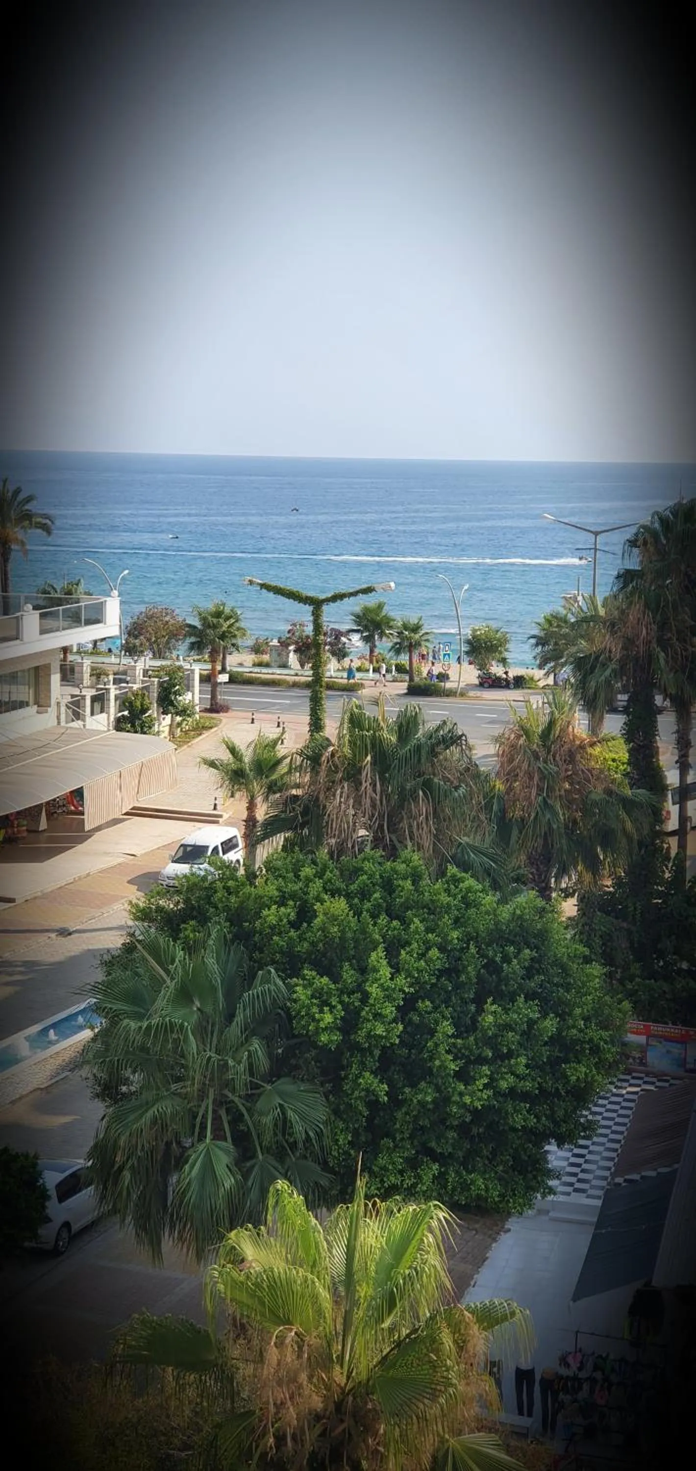 Sea view in Palmen Apart Hotel