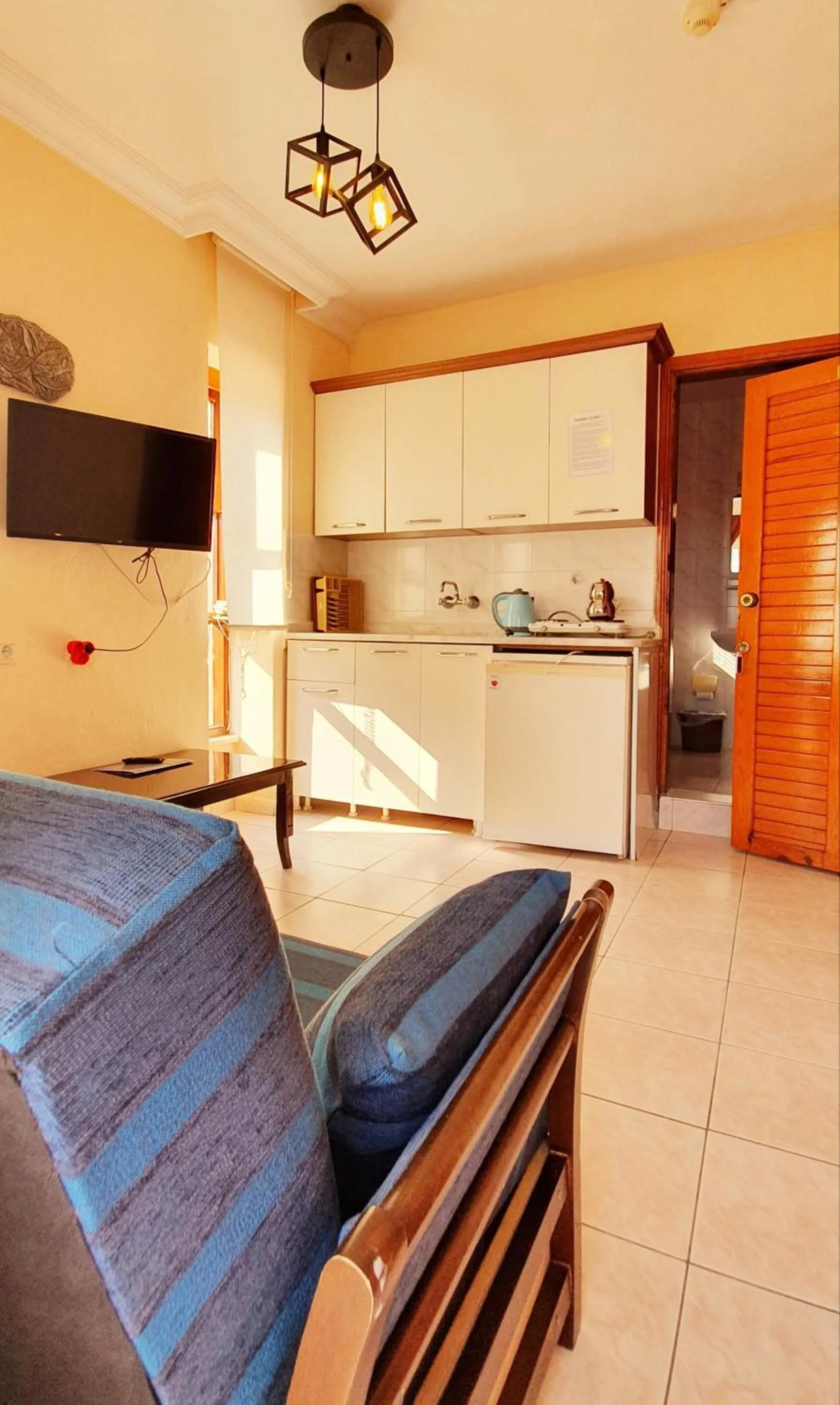Kitchen or kitchenette in Palmen Apart Hotel