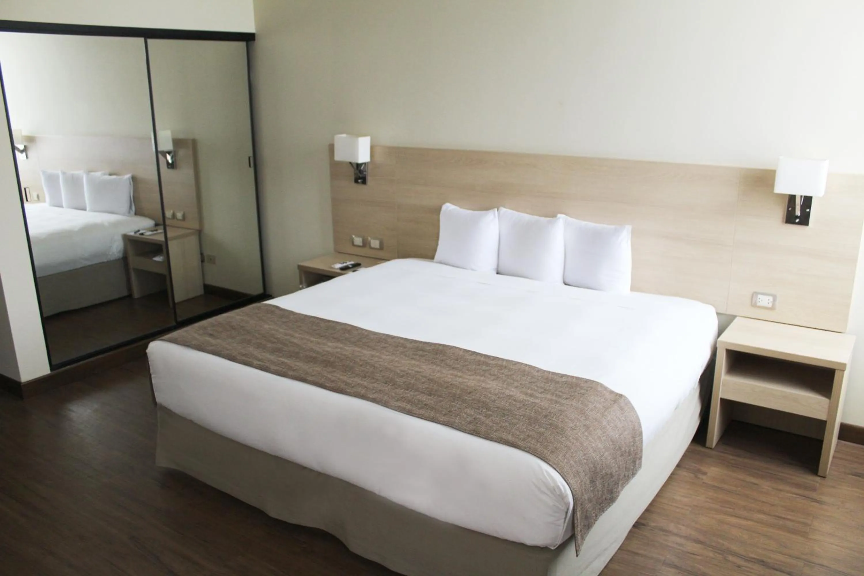 Bed in Del Prado Hotel