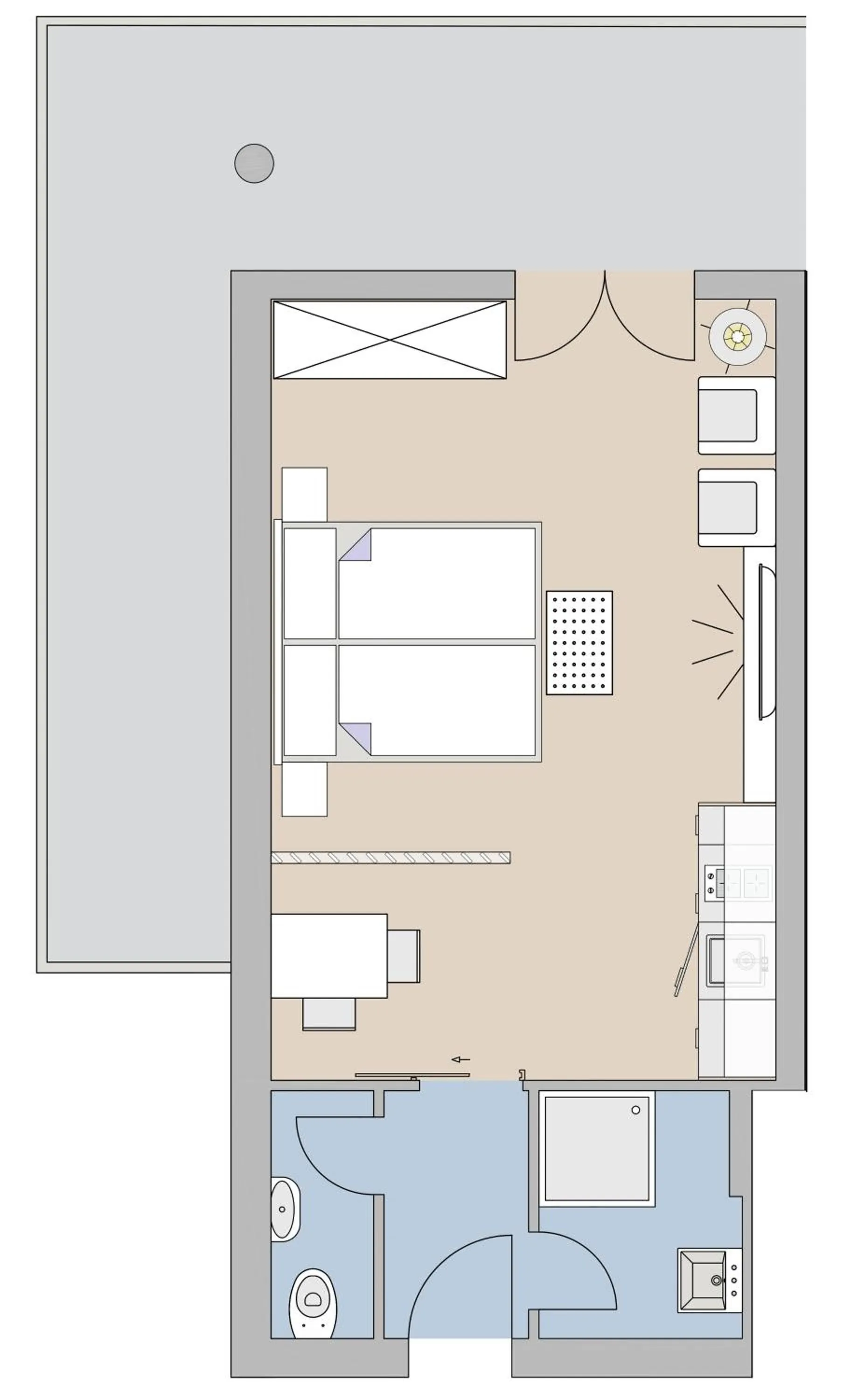 Photo of the whole room in Aparthotel Klopeinersee