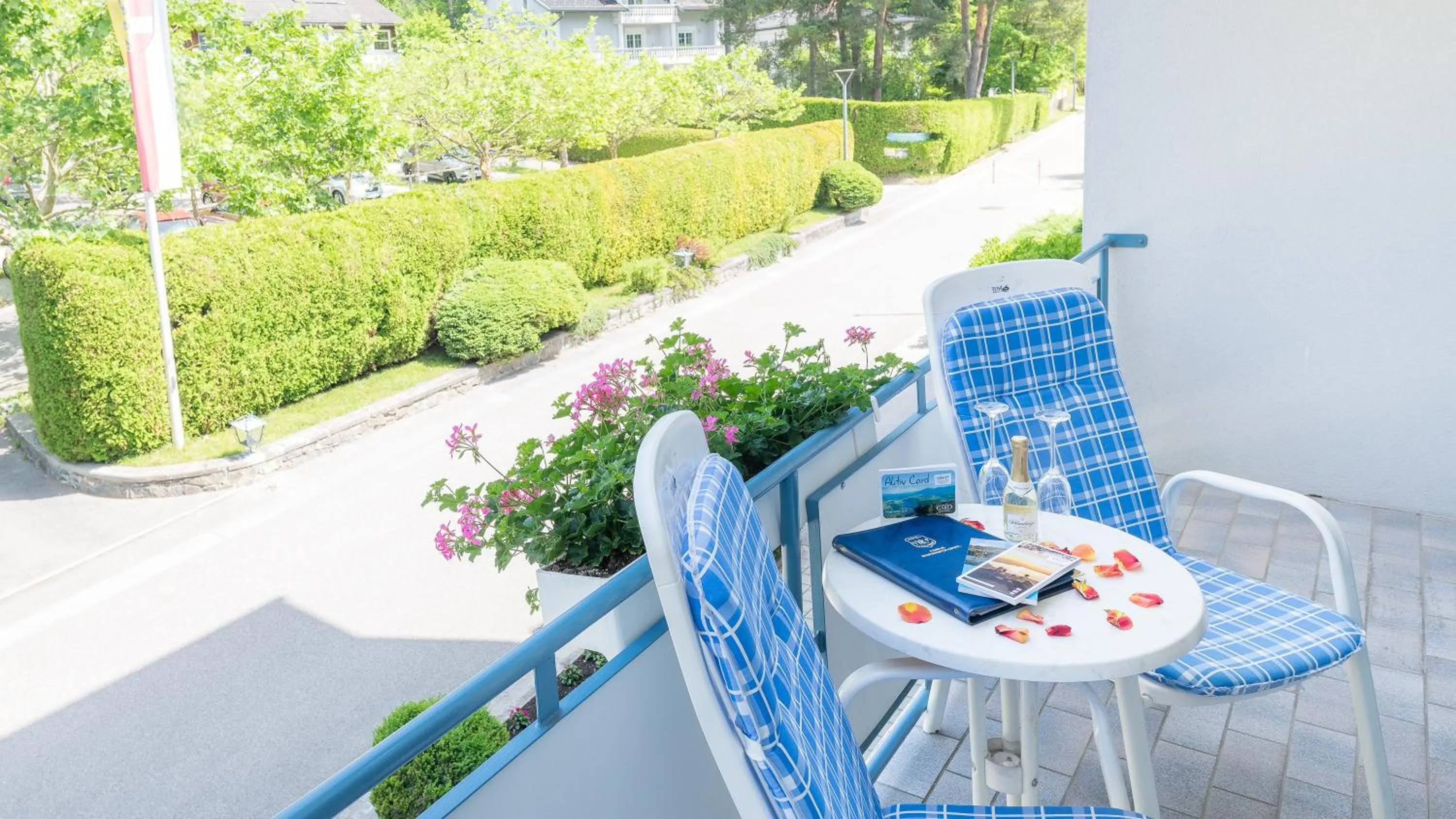 Balcony/Terrace in Aparthotel Klopeinersee