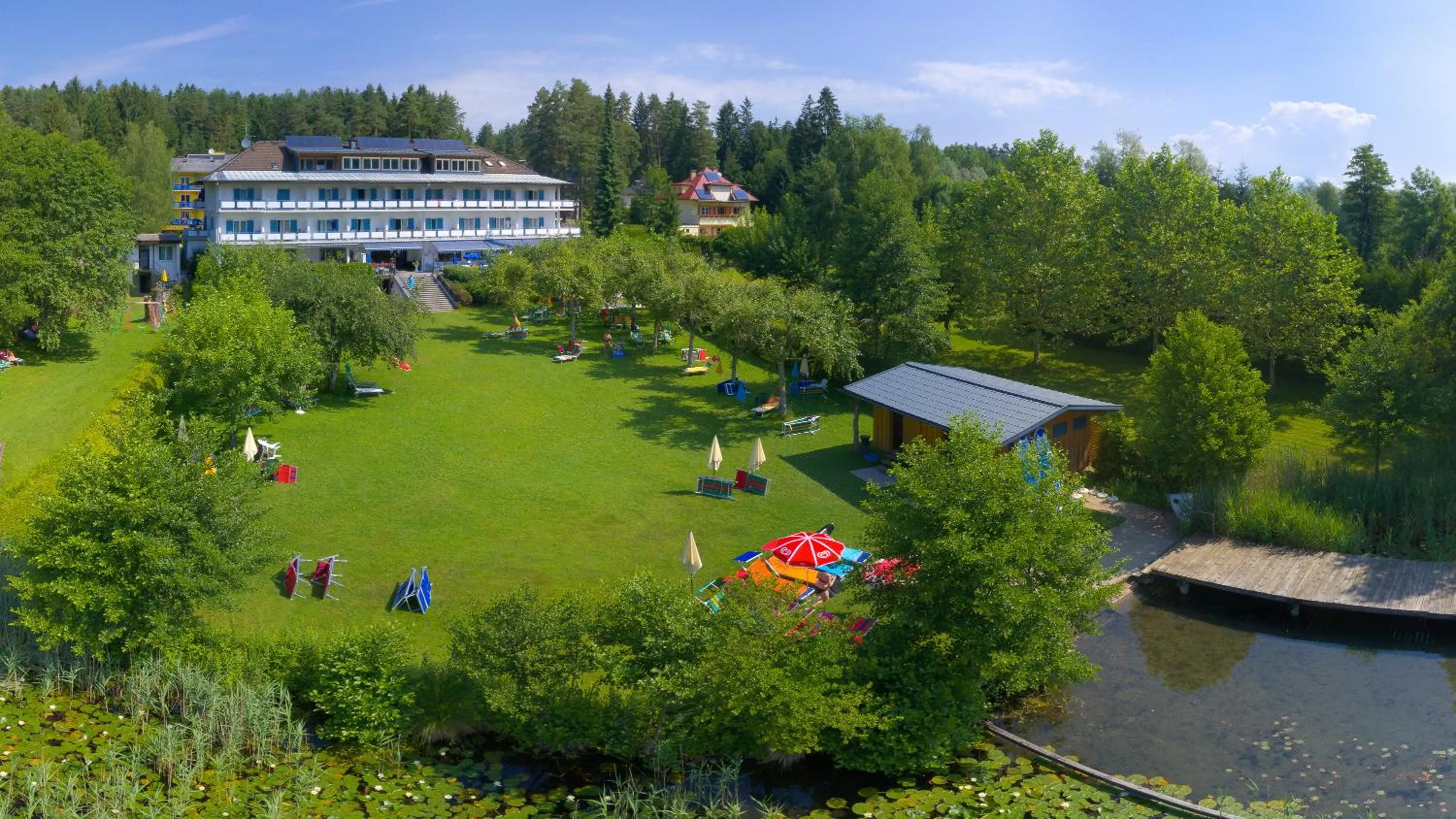 Property building in Aparthotel Klopeinersee