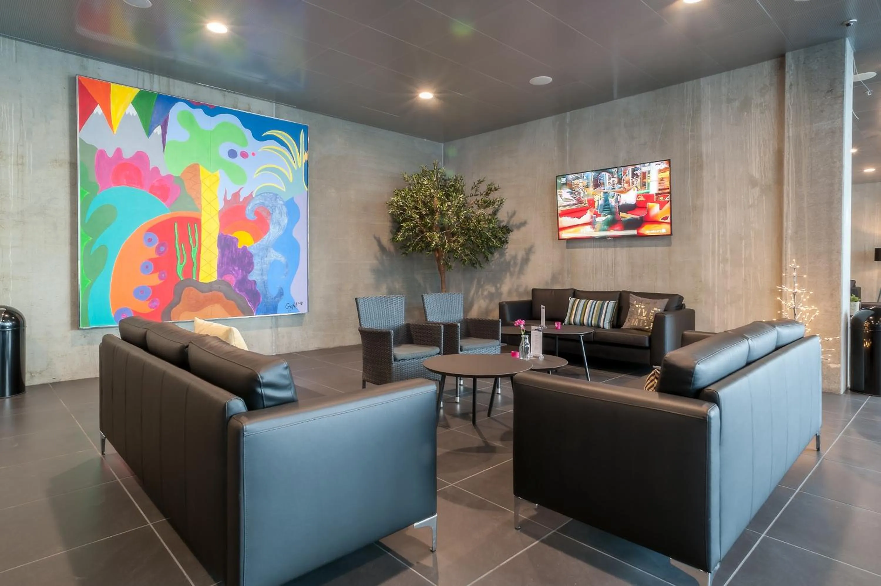 Lobby or reception in Cabinn Apartments