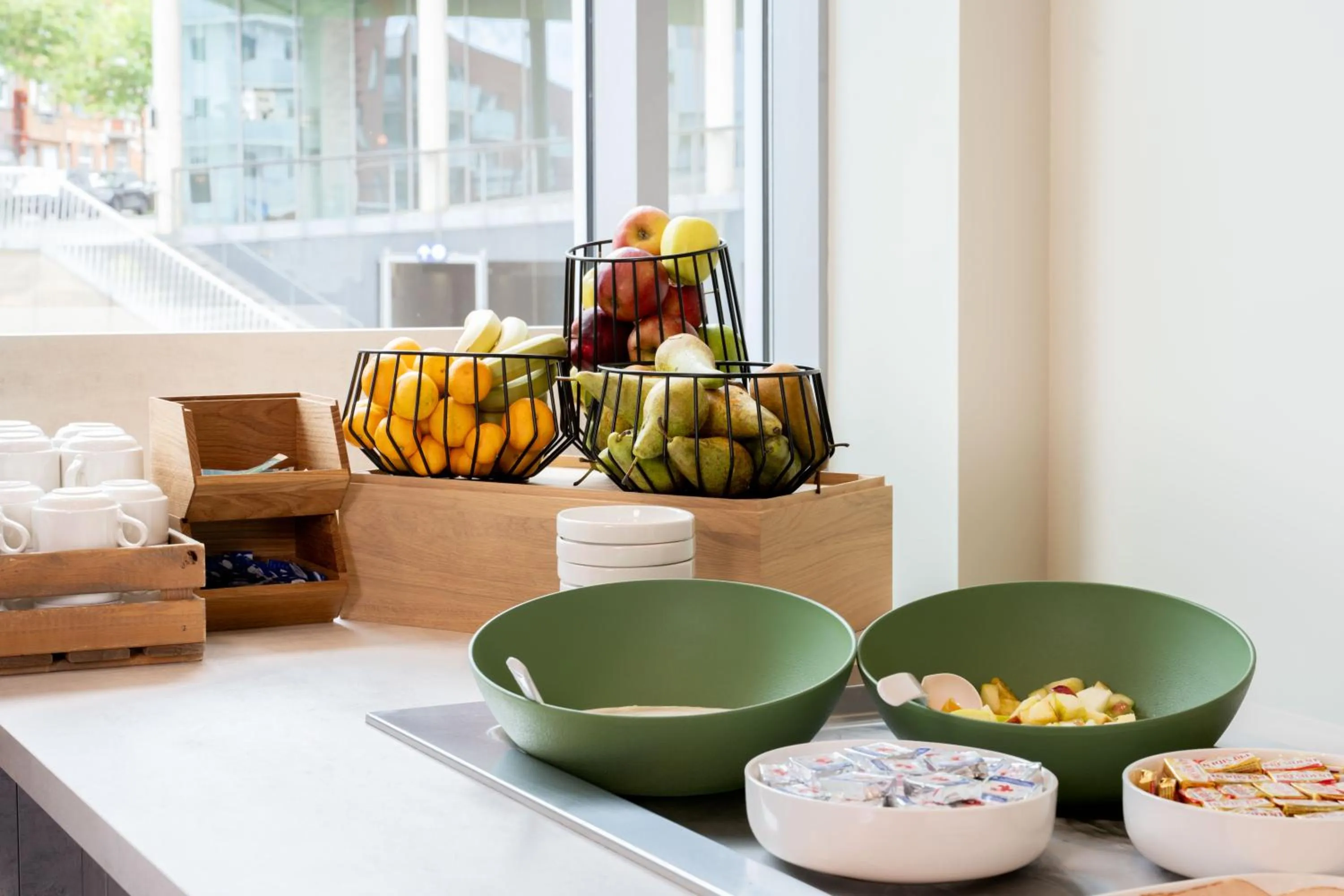 Buffet breakfast in ibis budget Leuven Centrum