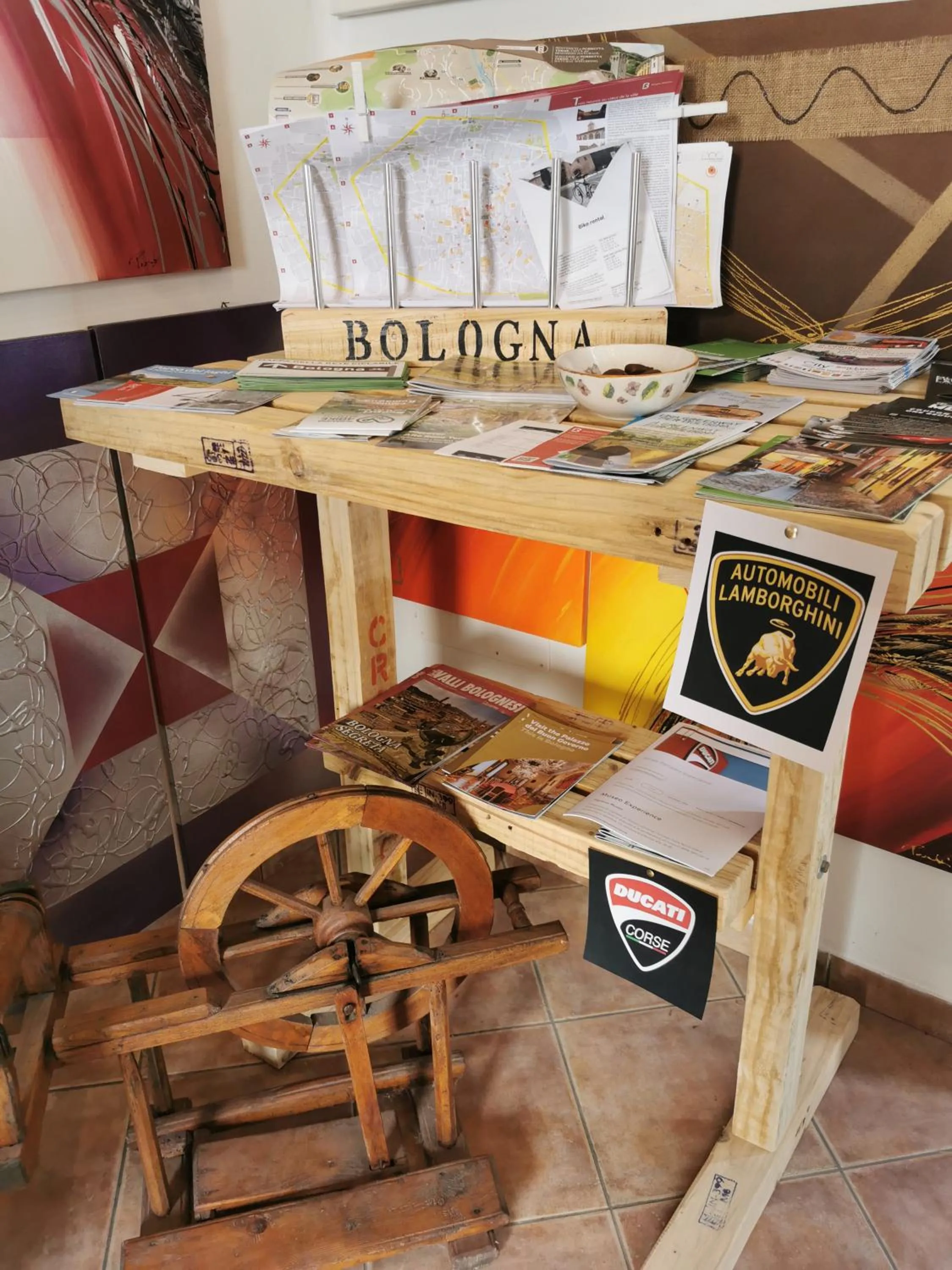 Lobby or reception in Casa di Campagna B&B La Corte Ferrara