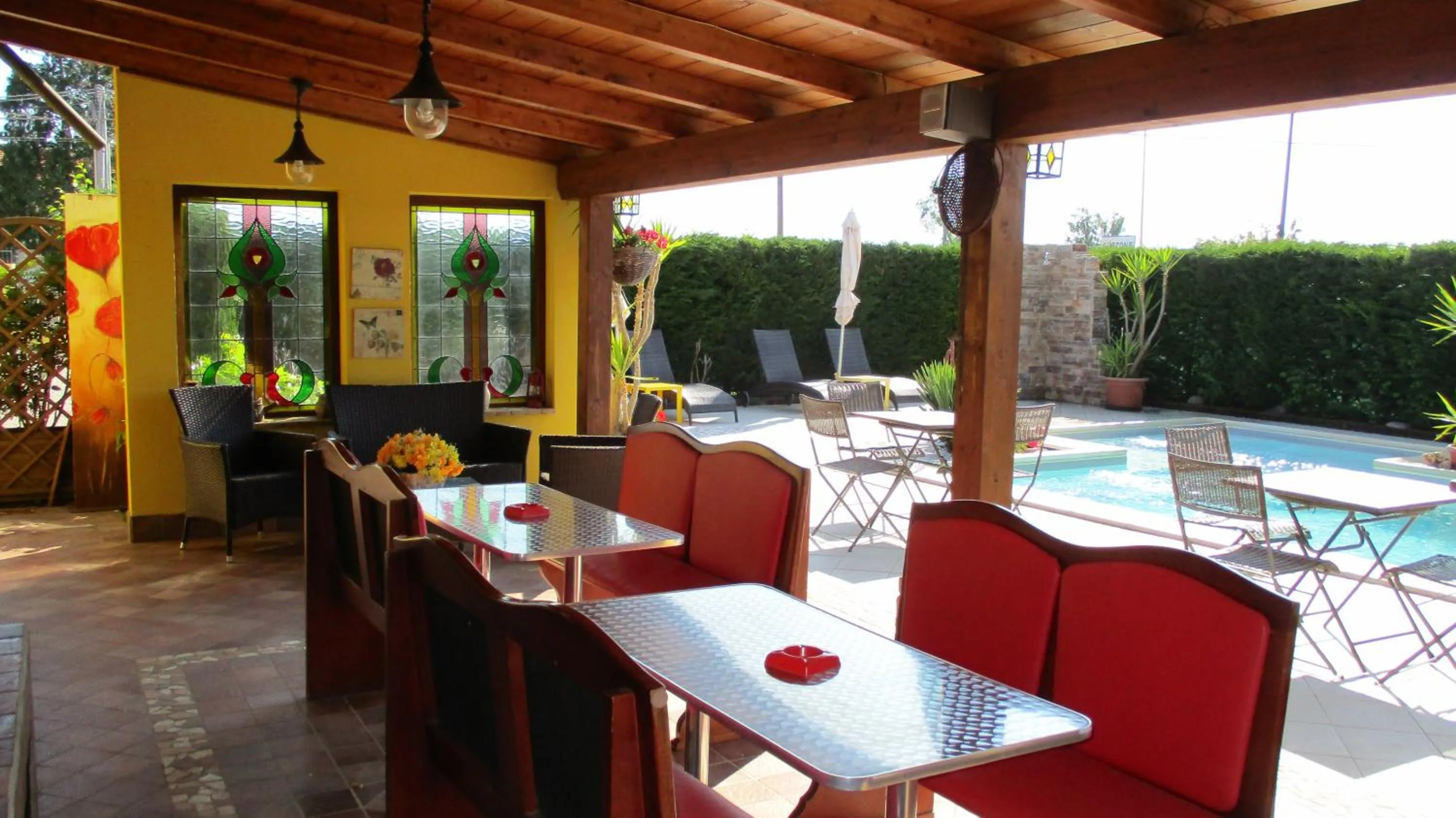 Patio in Casa di Campagna B&B La Corte Ferrara