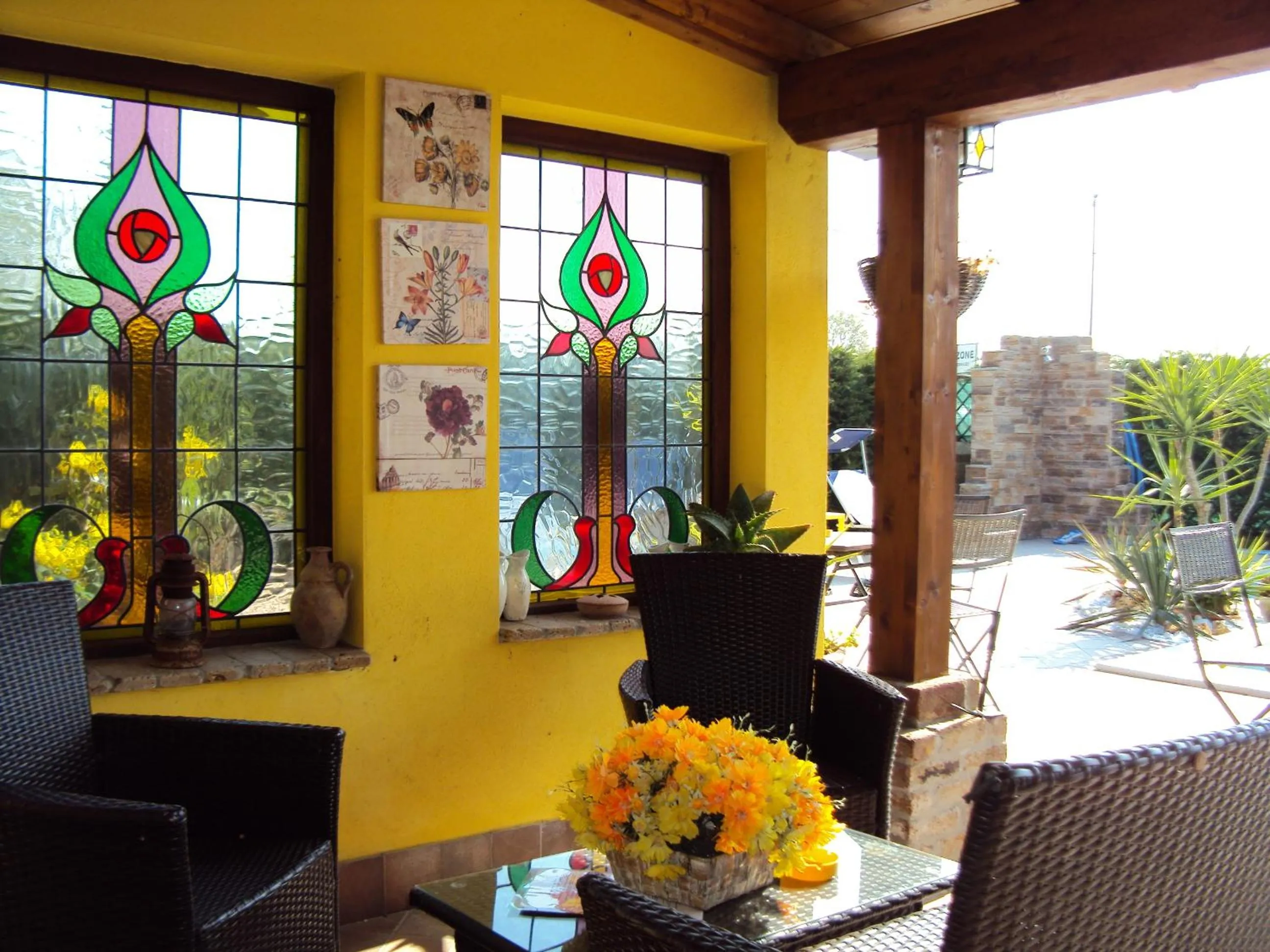 Balcony/Terrace in Casa di Campagna B&B La Corte Ferrara