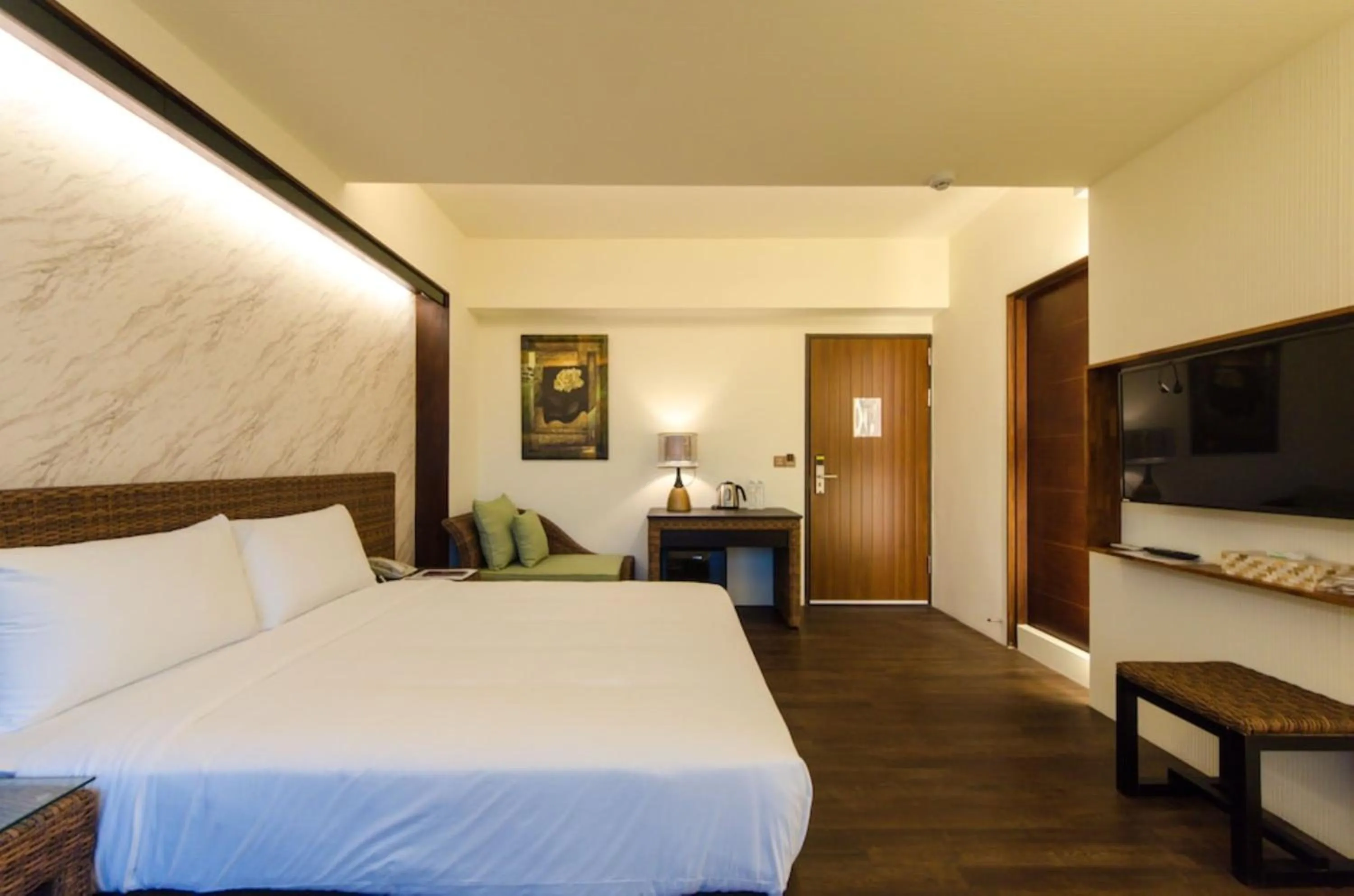 Bed in 嬉安平 Si Anping by Hotel Si