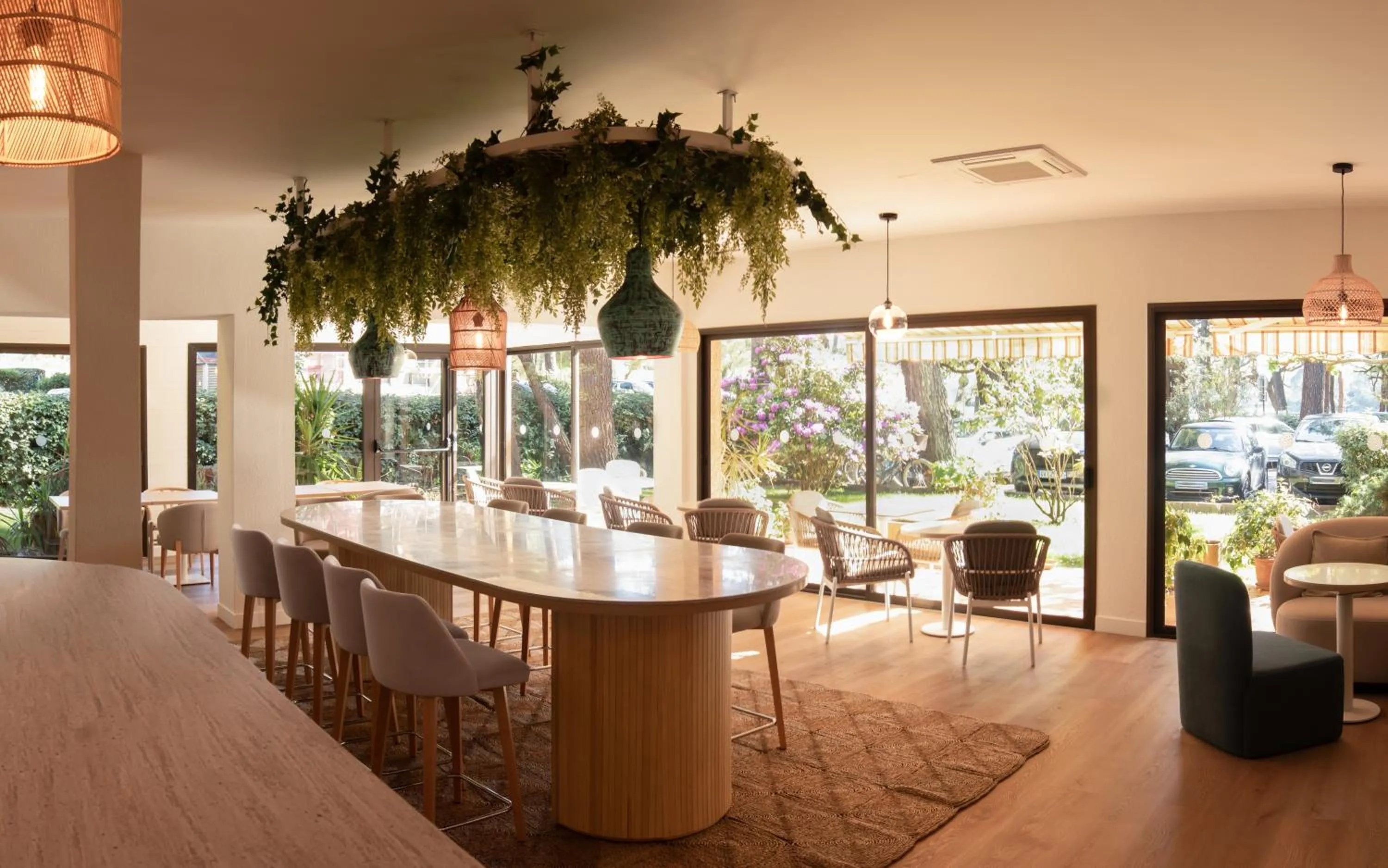 Living room in Résidence Hôtelière les Acanthes