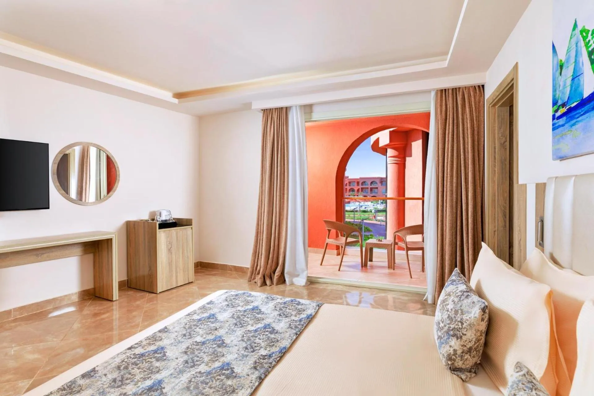 Photo of the whole room, Bed in Pickalbatros Laguna Vista Aqua Park - 24 HRS All Inclusive