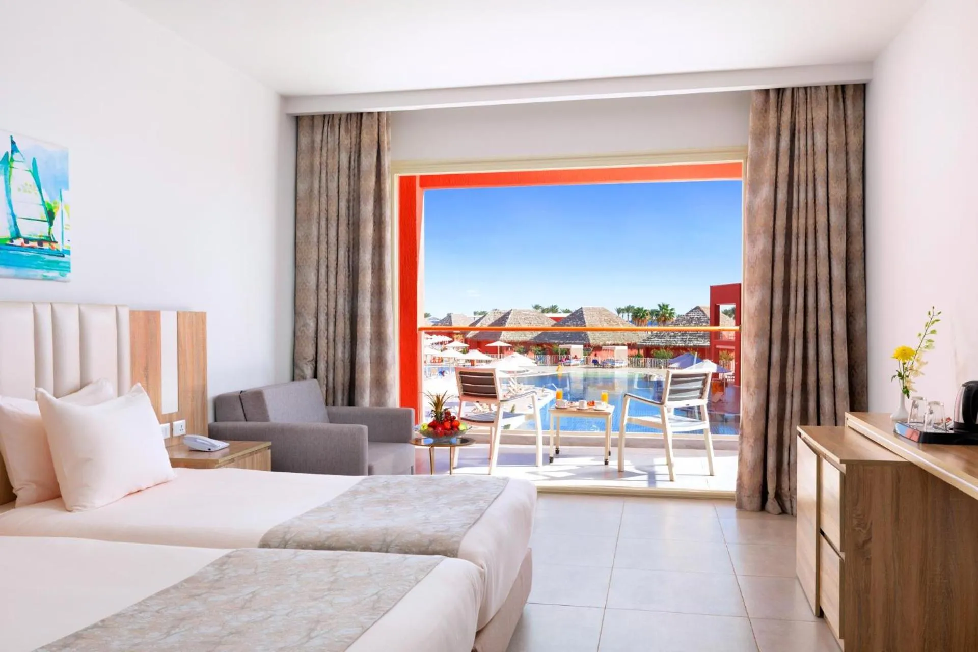 Photo of the whole room, Bed in Pickalbatros Laguna Vista Aqua Park - 24 HRS All Inclusive