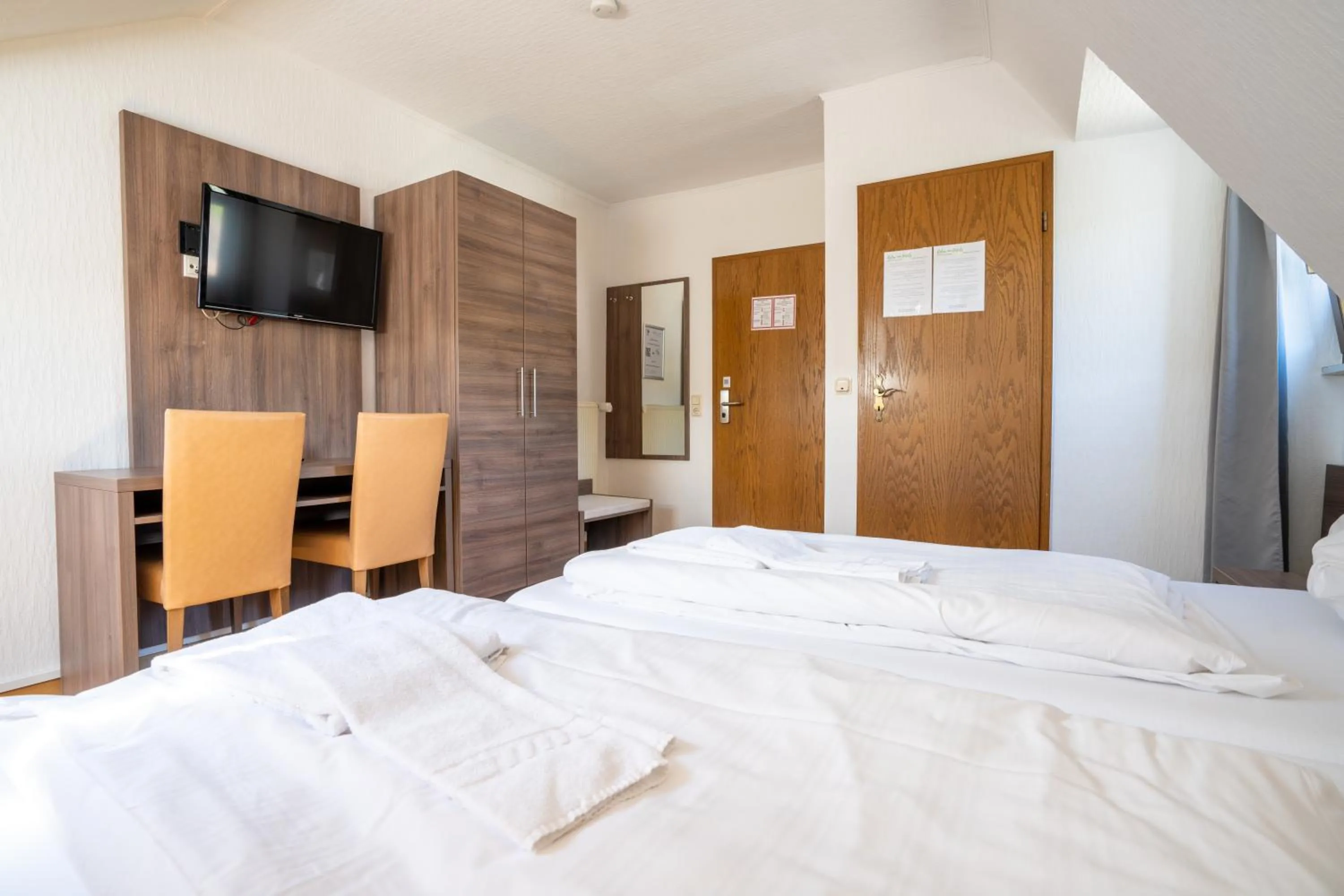 Bedroom, Bed in Mühlengarten by Relax Inn - Staffless with Self Check In & Free Parking