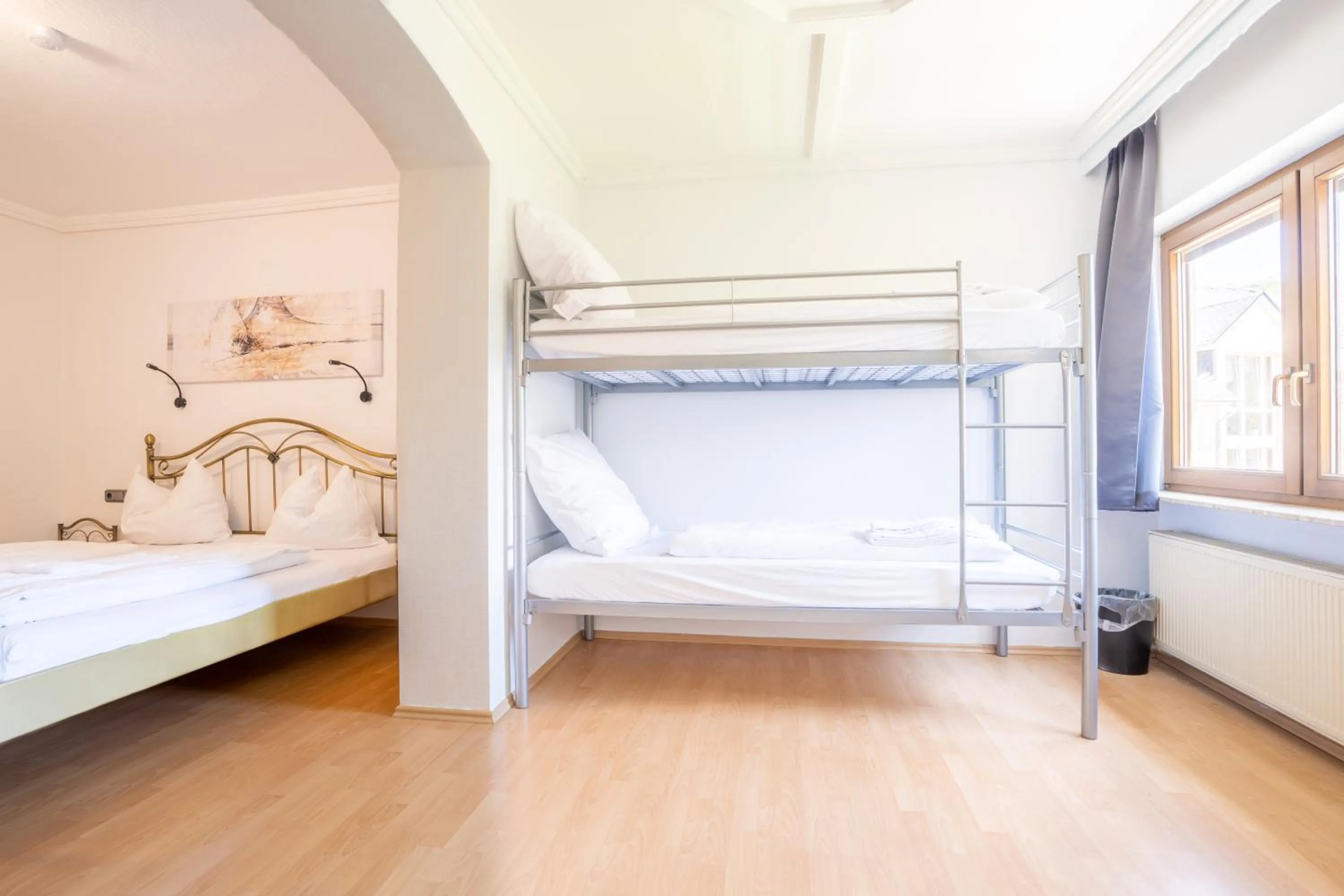 bunk bed, Bed in Mühlengarten by Relax Inn - Staffless with Self Check In & Free Parking