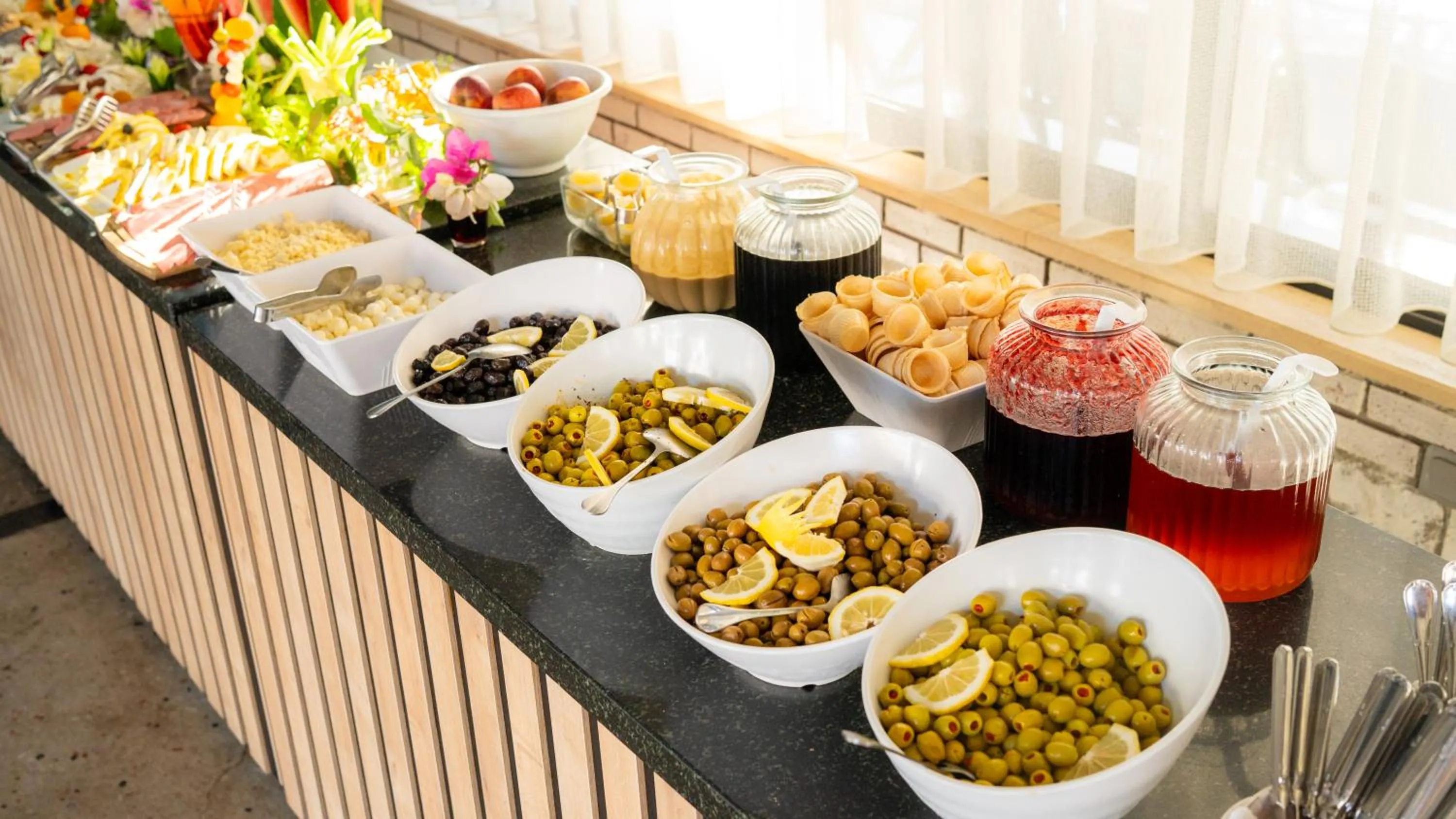 Buffet breakfast in Blue Star Hotel