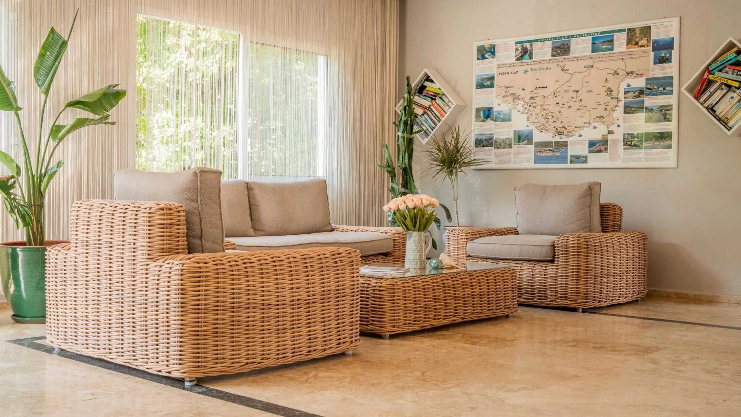 Lobby or reception in Blue Star Hotel