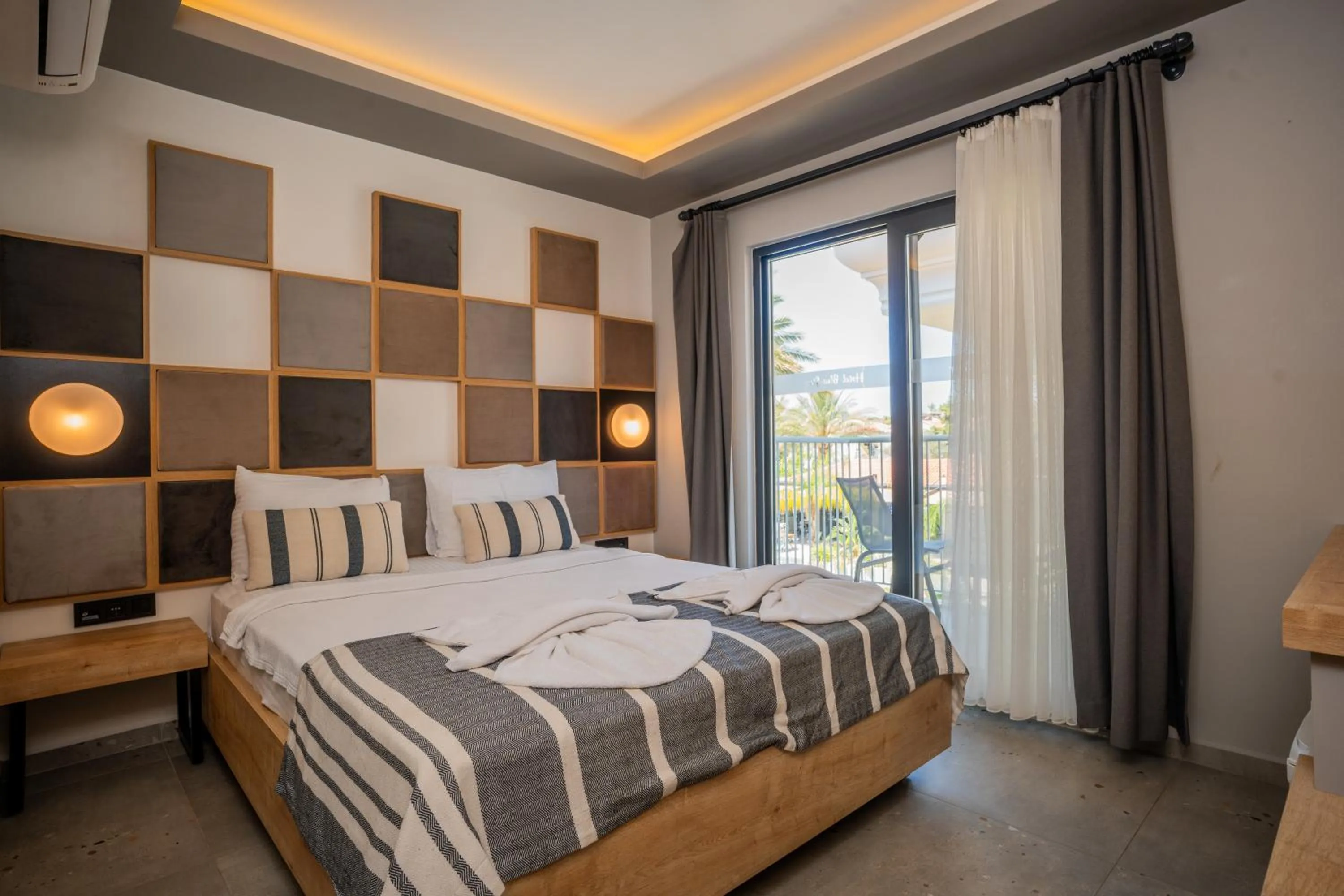 Bed in Blue Star Hotel