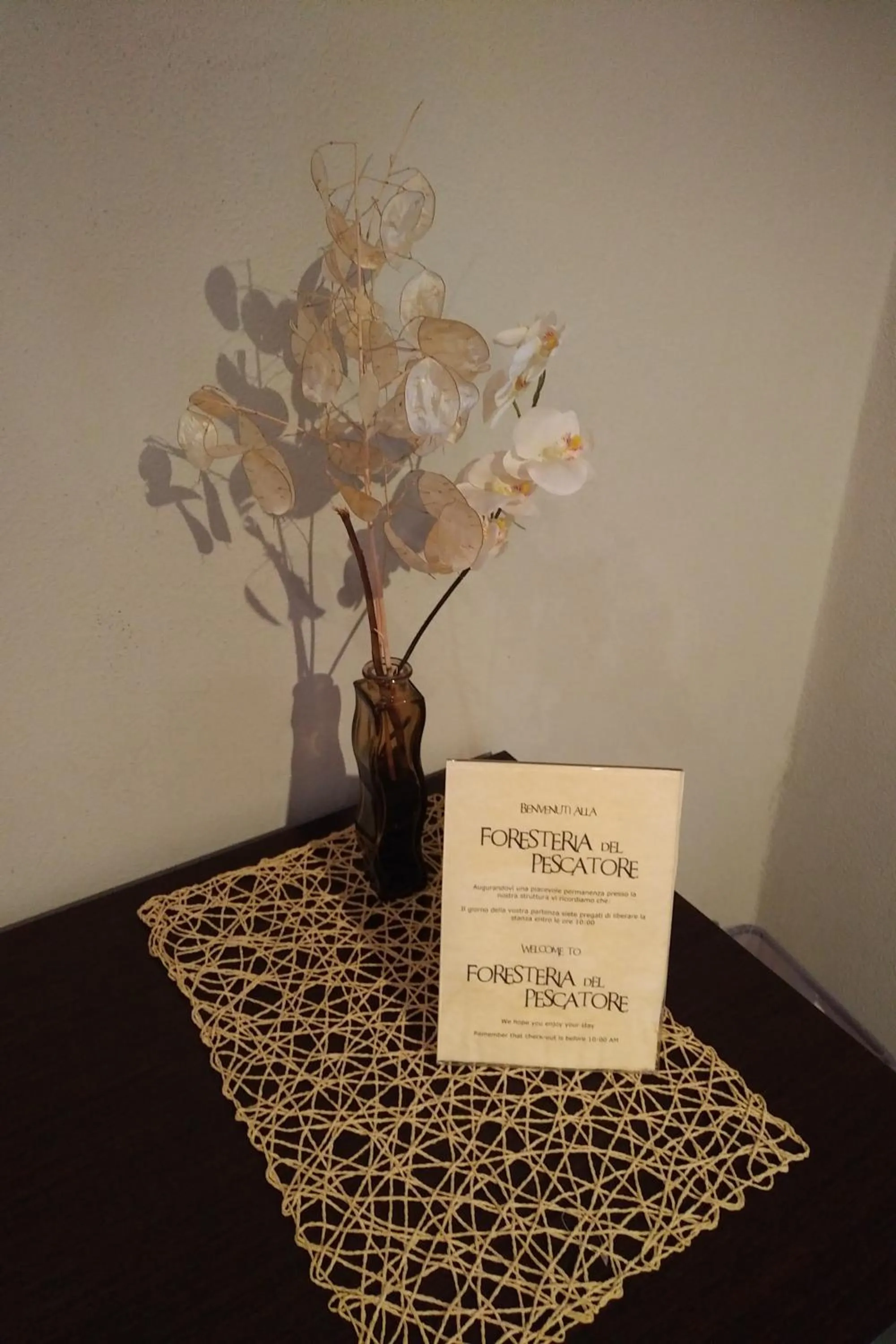 Decorative detail in Foresteria Del Pescatore