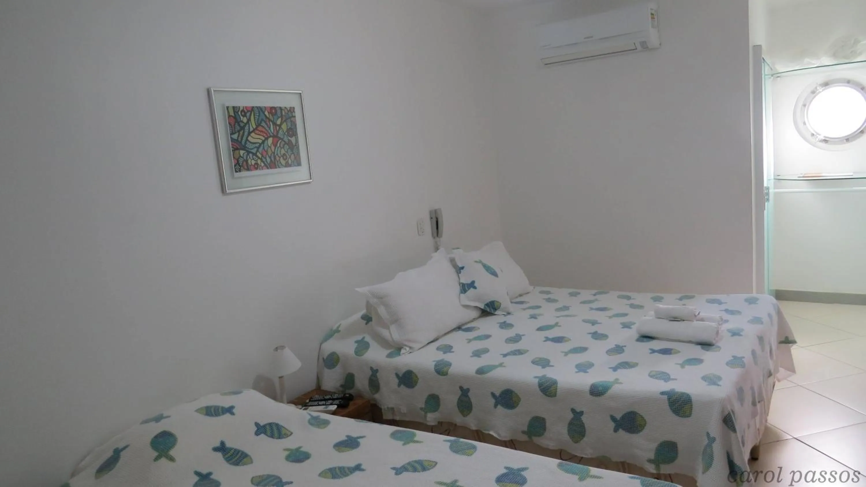 Bed in Pousada On Shore